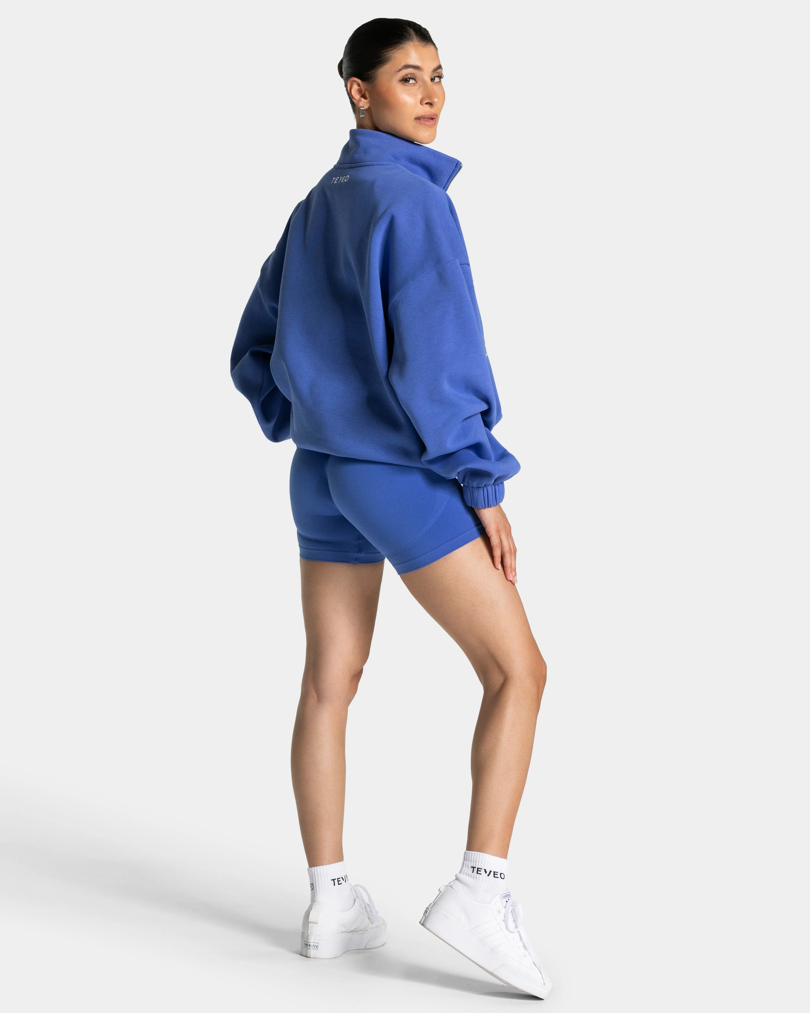 Femme Half Zip Sweater "Royalblau" - Image 5