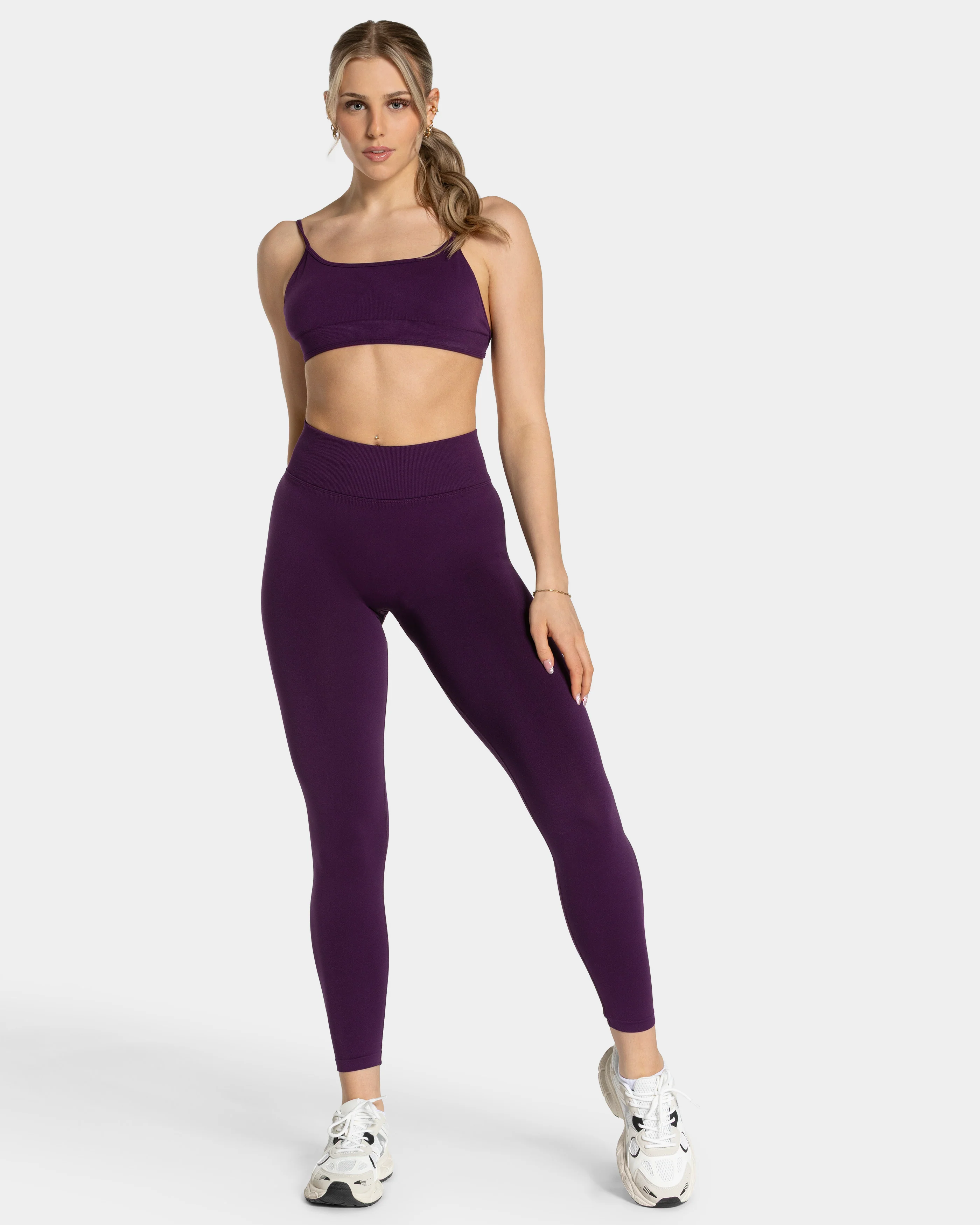 Femme Sculpt Scrunch Leggings "Aubergine" - Image 3