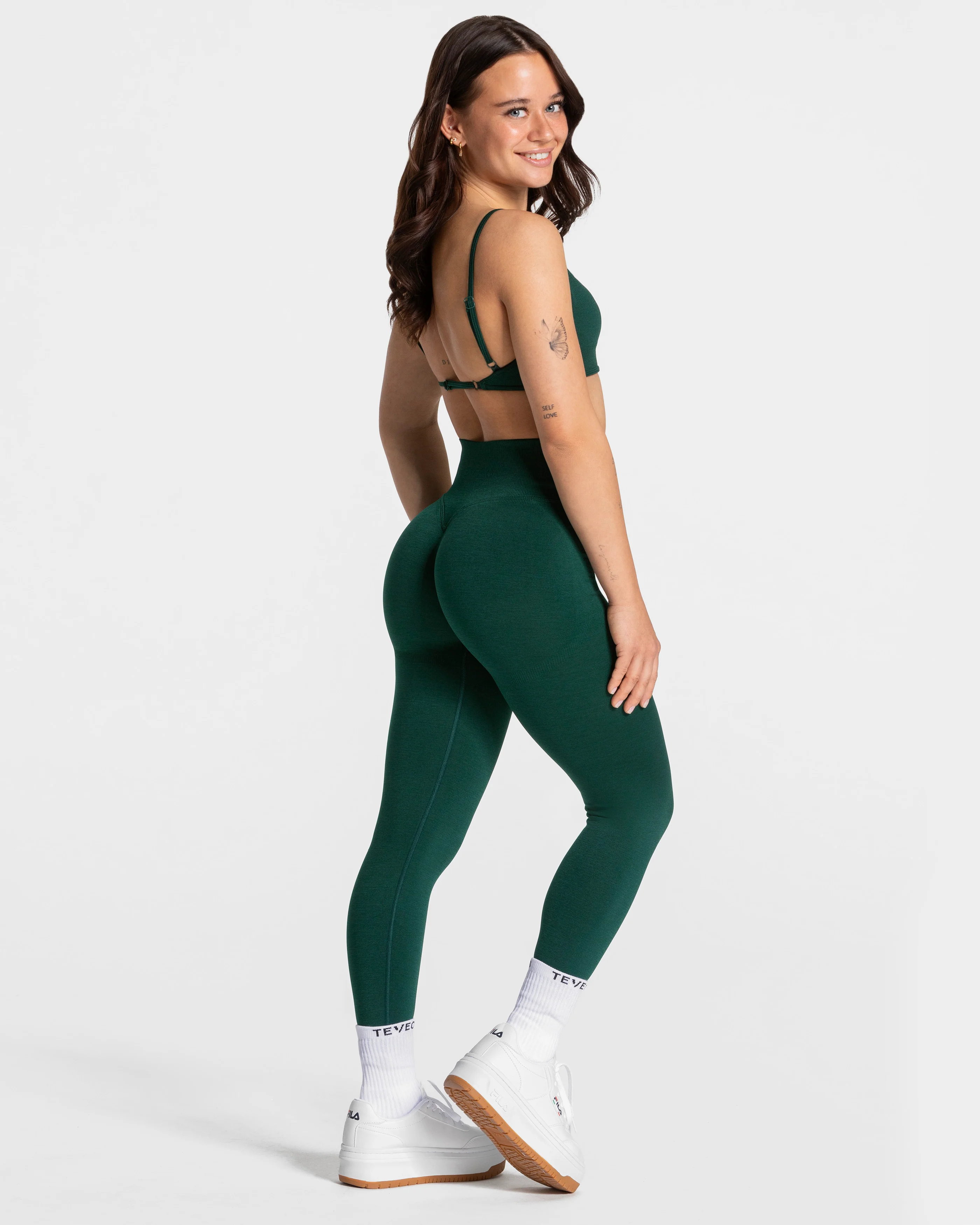 Femme Sculpt Scrunch Leggings "Dunkelgrün" - Image 5