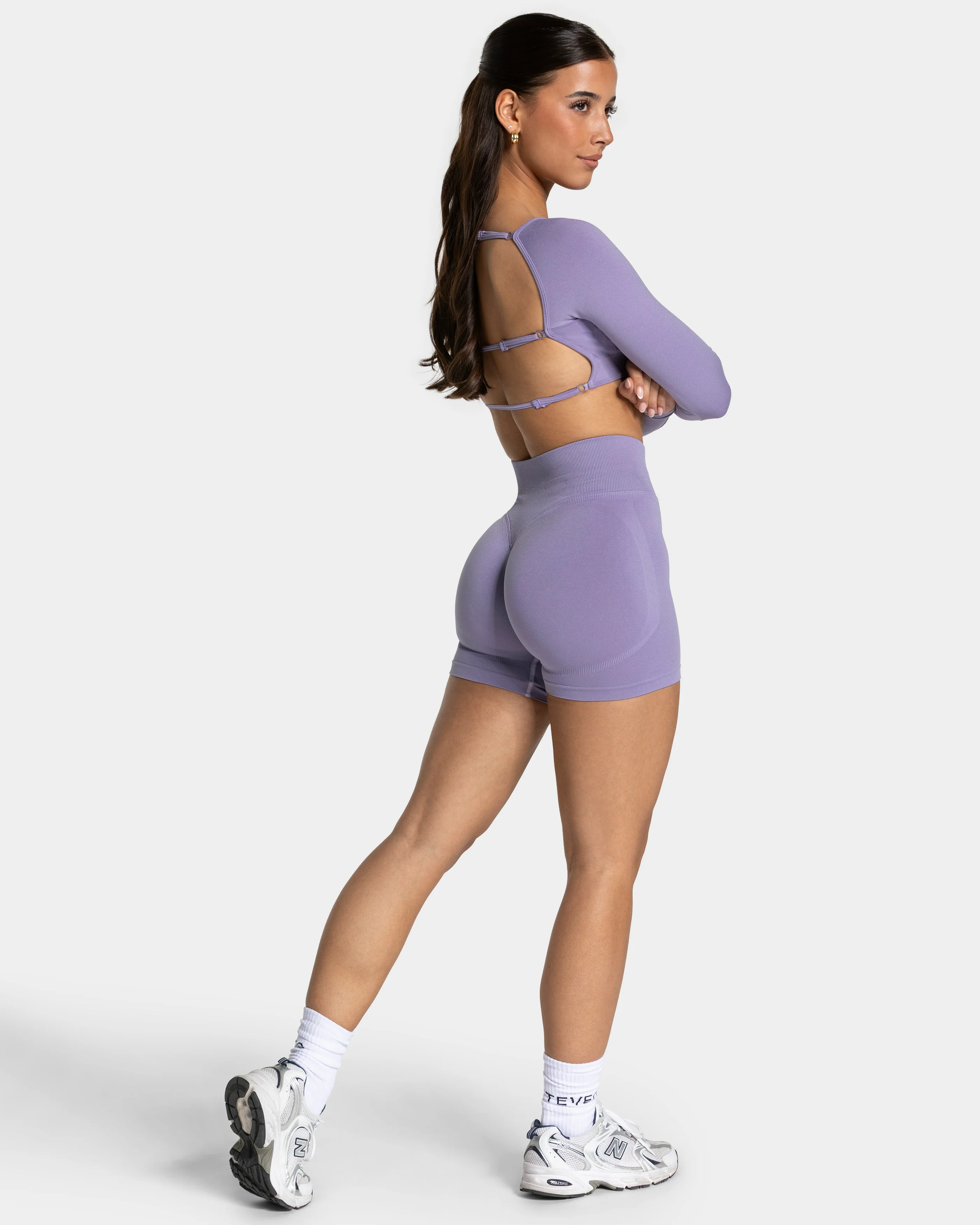 Femme Sculpt Scrunch Shorts "Lavendel" - Image 5