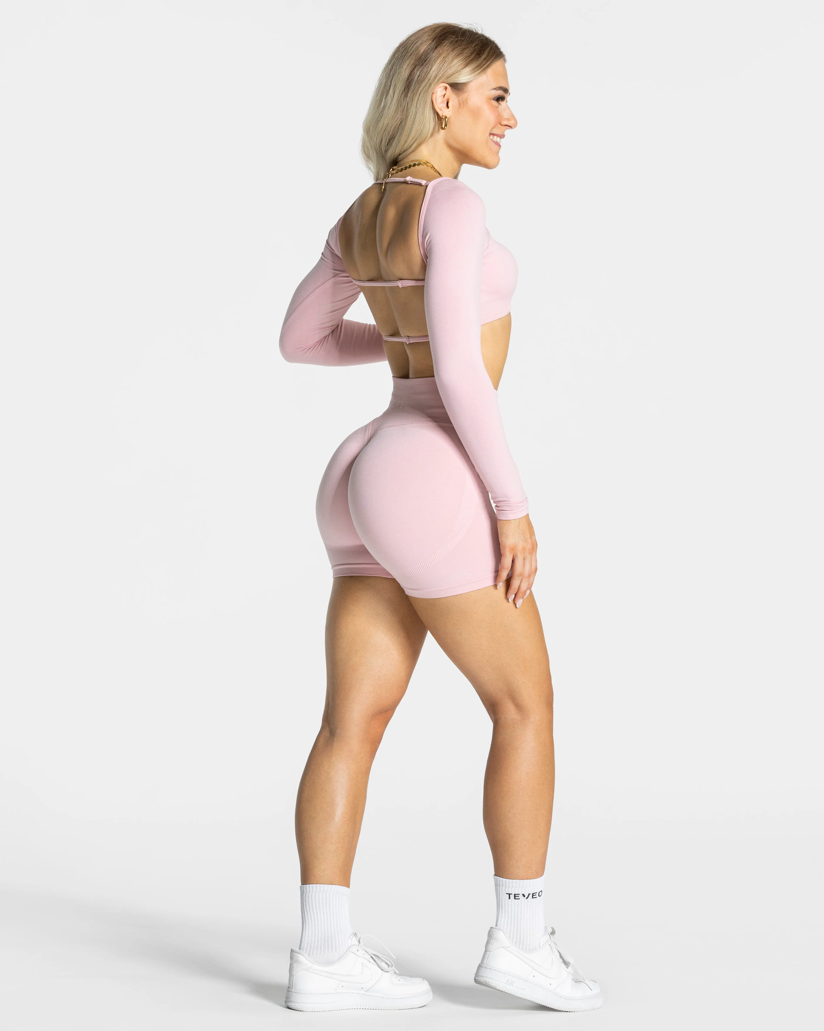 Femme Sculpt Scrunch Shorts "Rosa" - Image 5