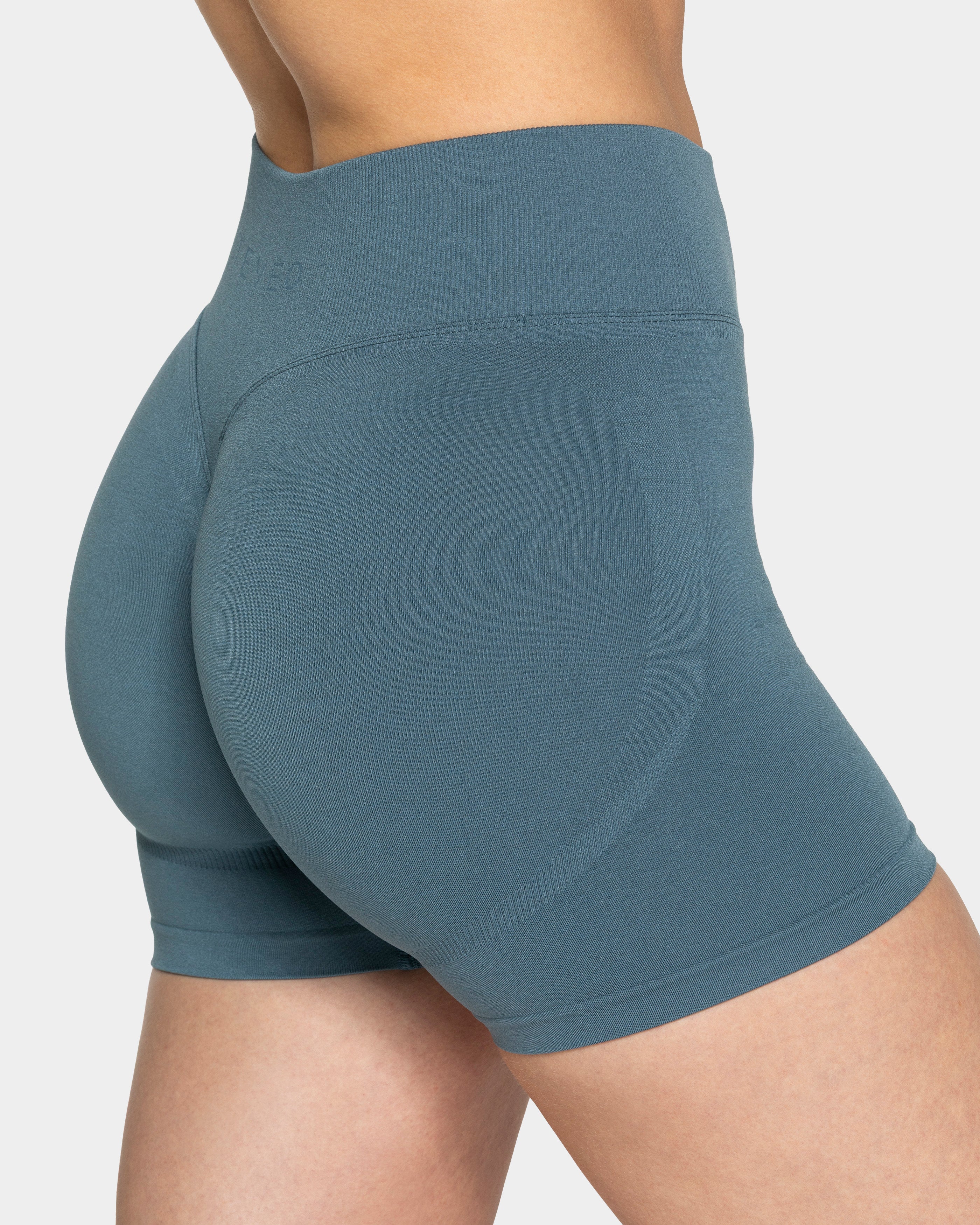 Femme Sculpt Scrunch Shorts "Teal" - Image 4