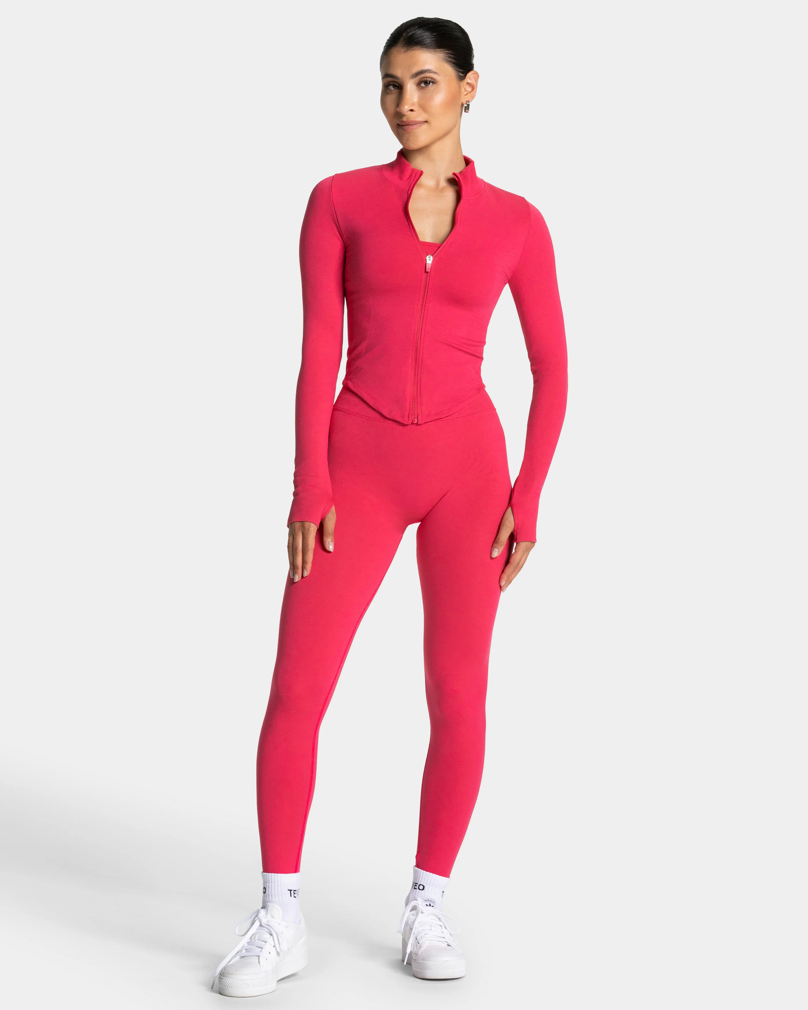 Femme Shaping Zip Jacke "Berry" - Image 3