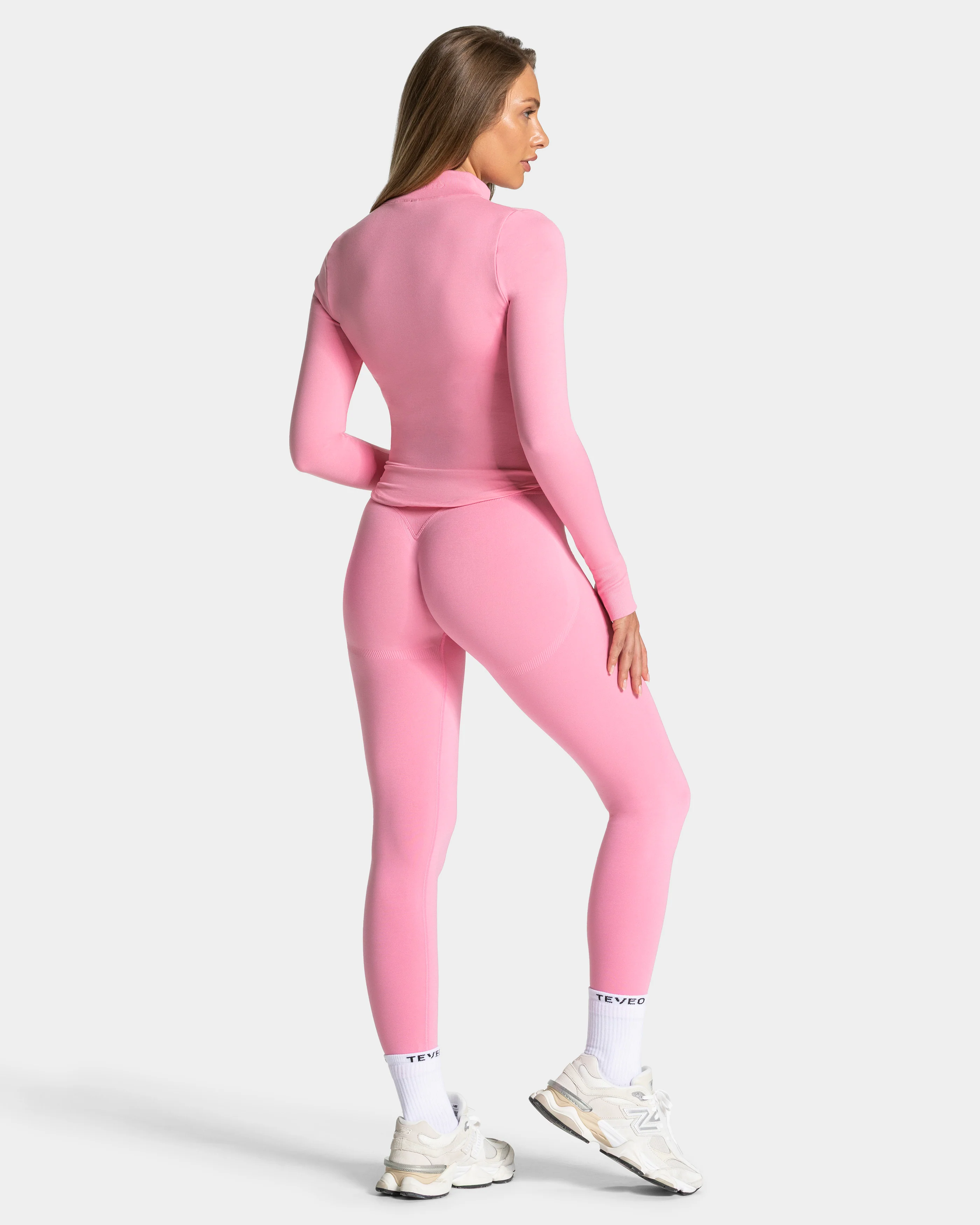Femme Shaping Zip Jacke "Pink" - Image 5