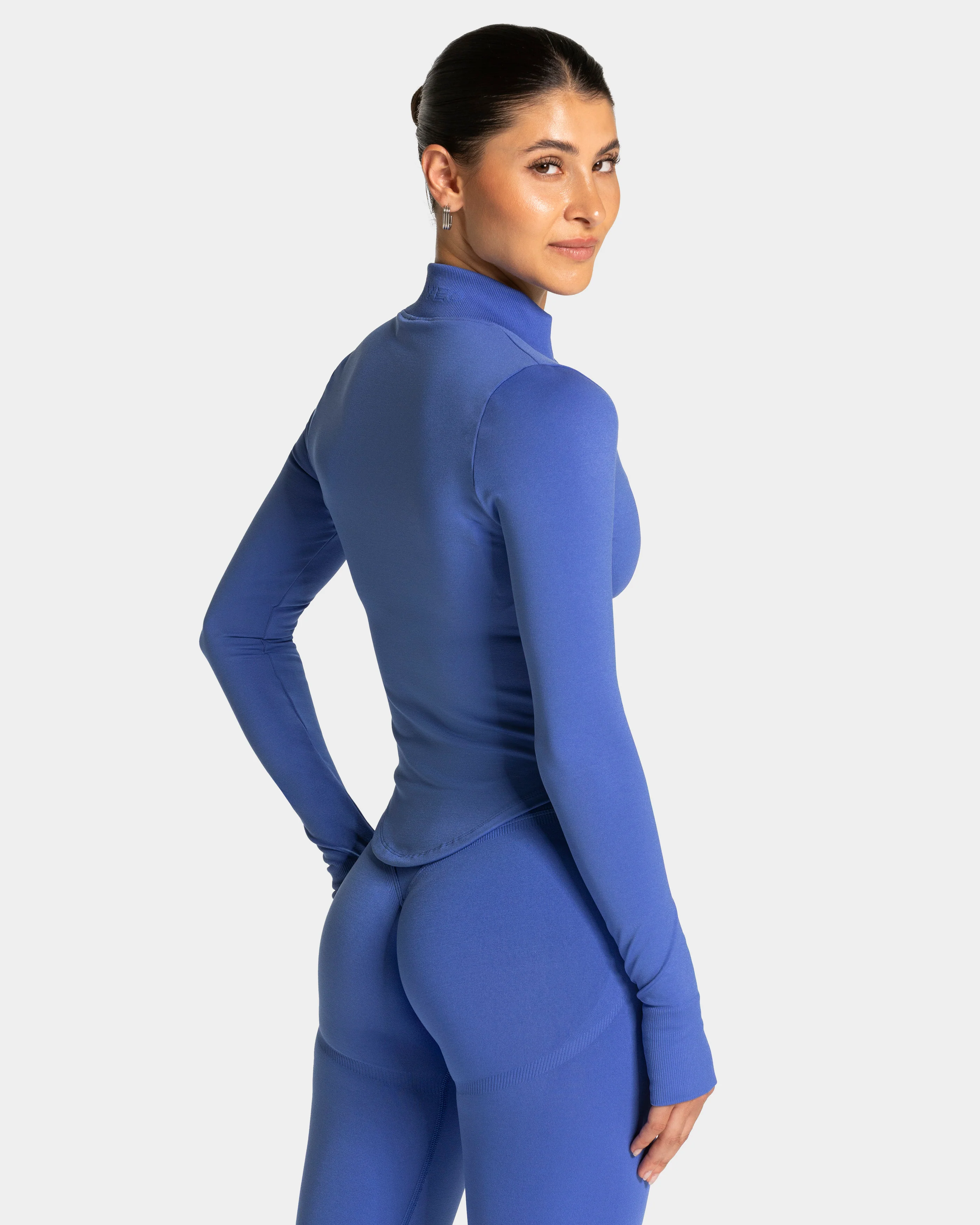 Femme Shaping Zip Jacke "Royalblau" - Image 2