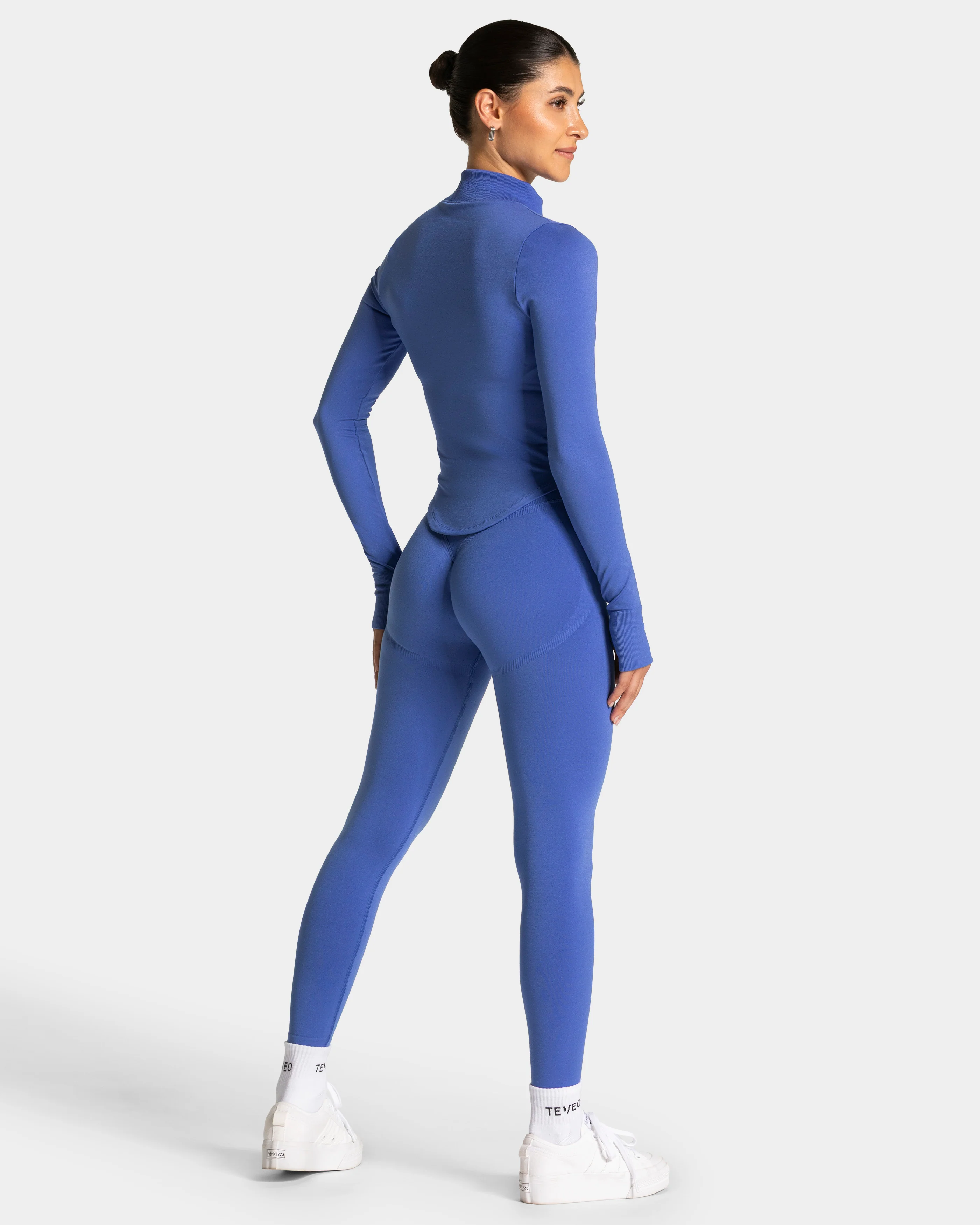 Femme Shaping Zip Jacke "Royalblau" - Image 5