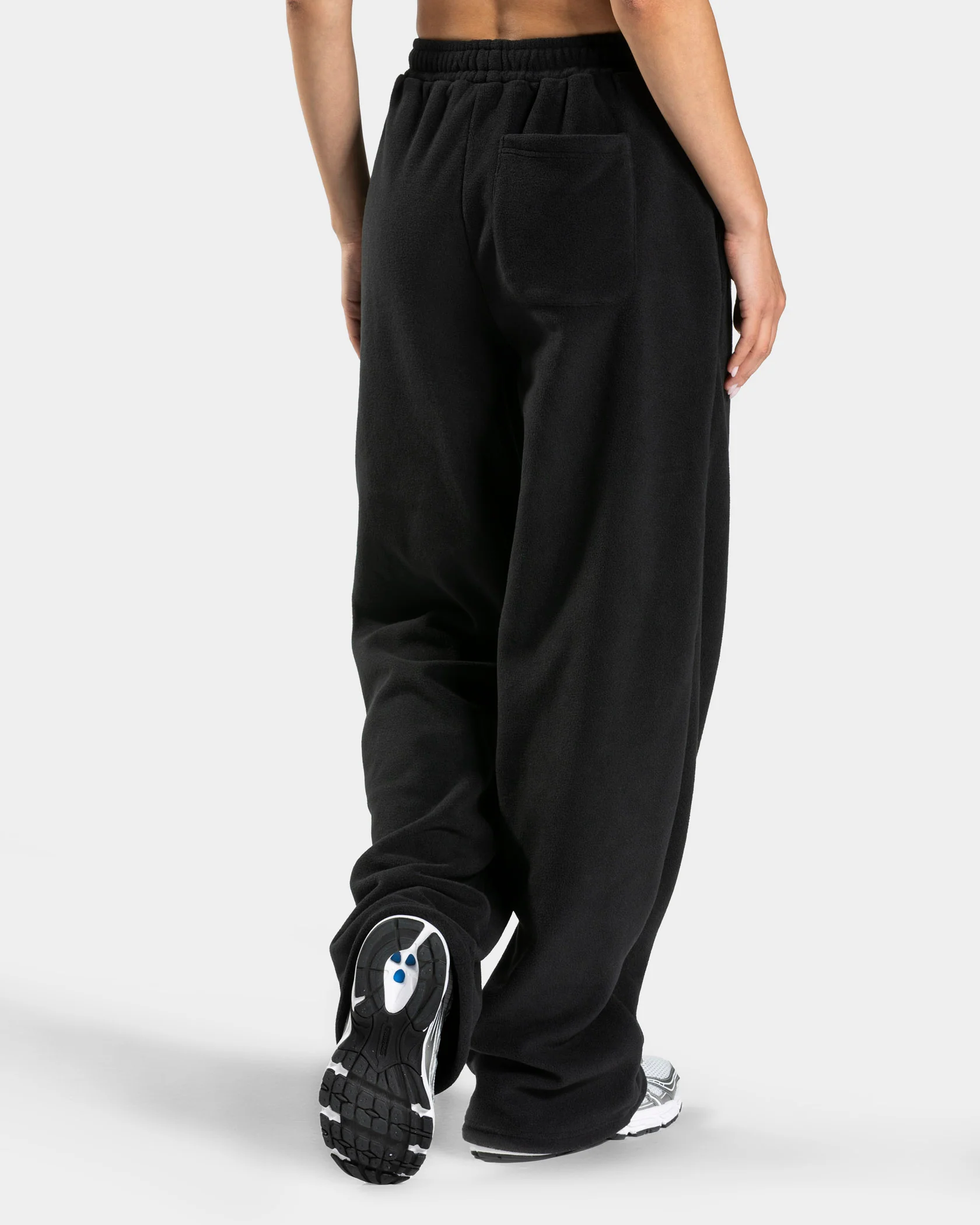 Fleece Straight Leg Jogger "Schwarz" - Image 2