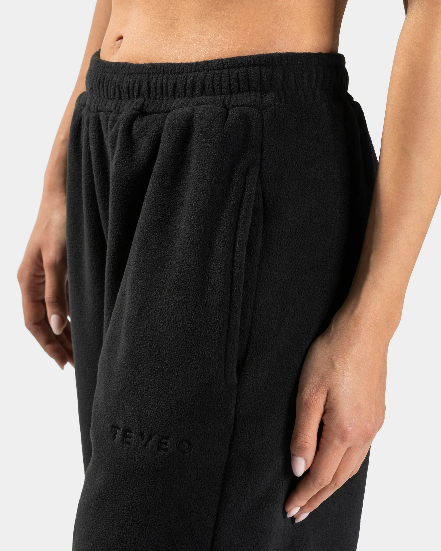Fleece Straight Leg Jogger "Schwarz" - Image 4