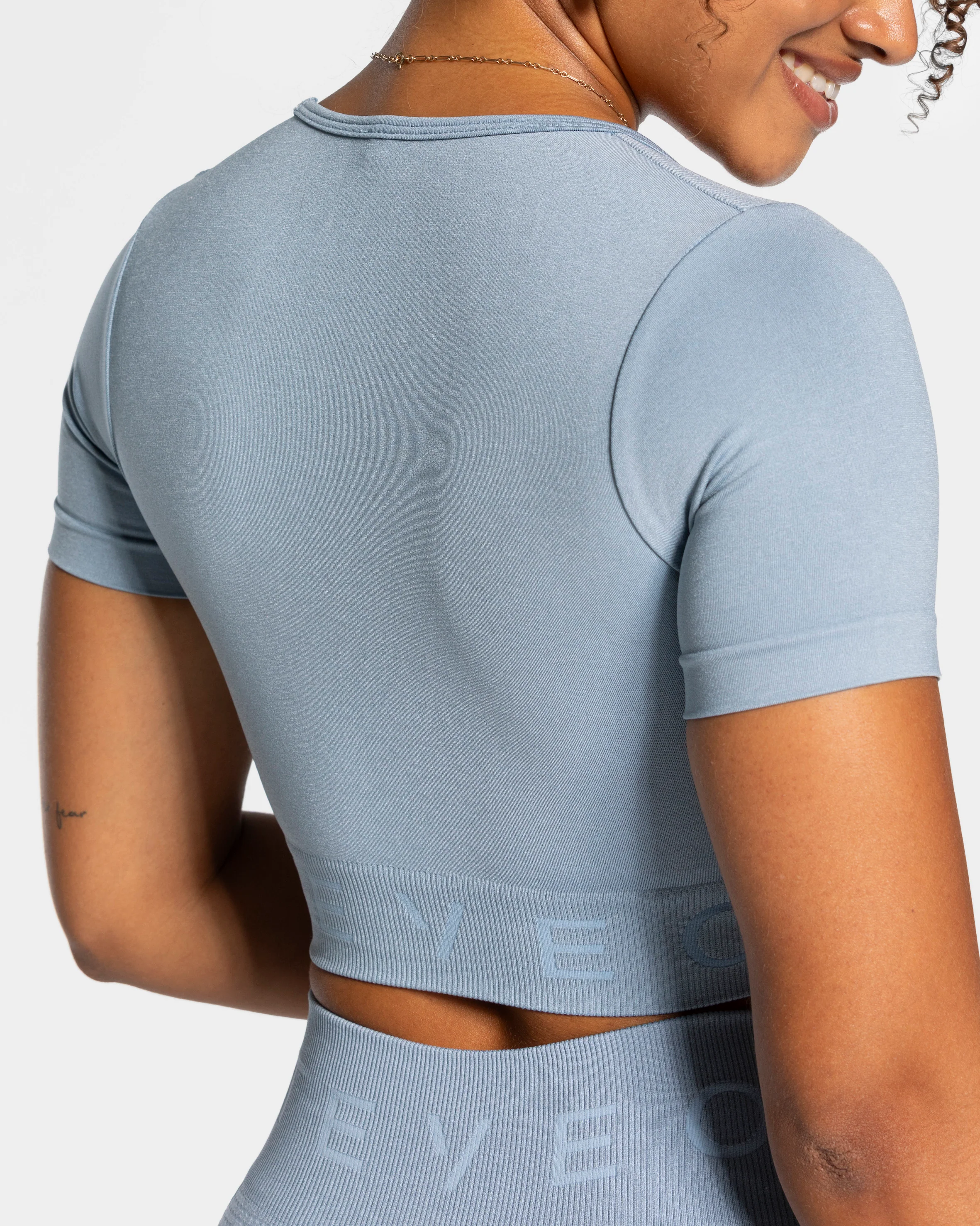 Focus Crop Top "Stahlblau" - Image 4