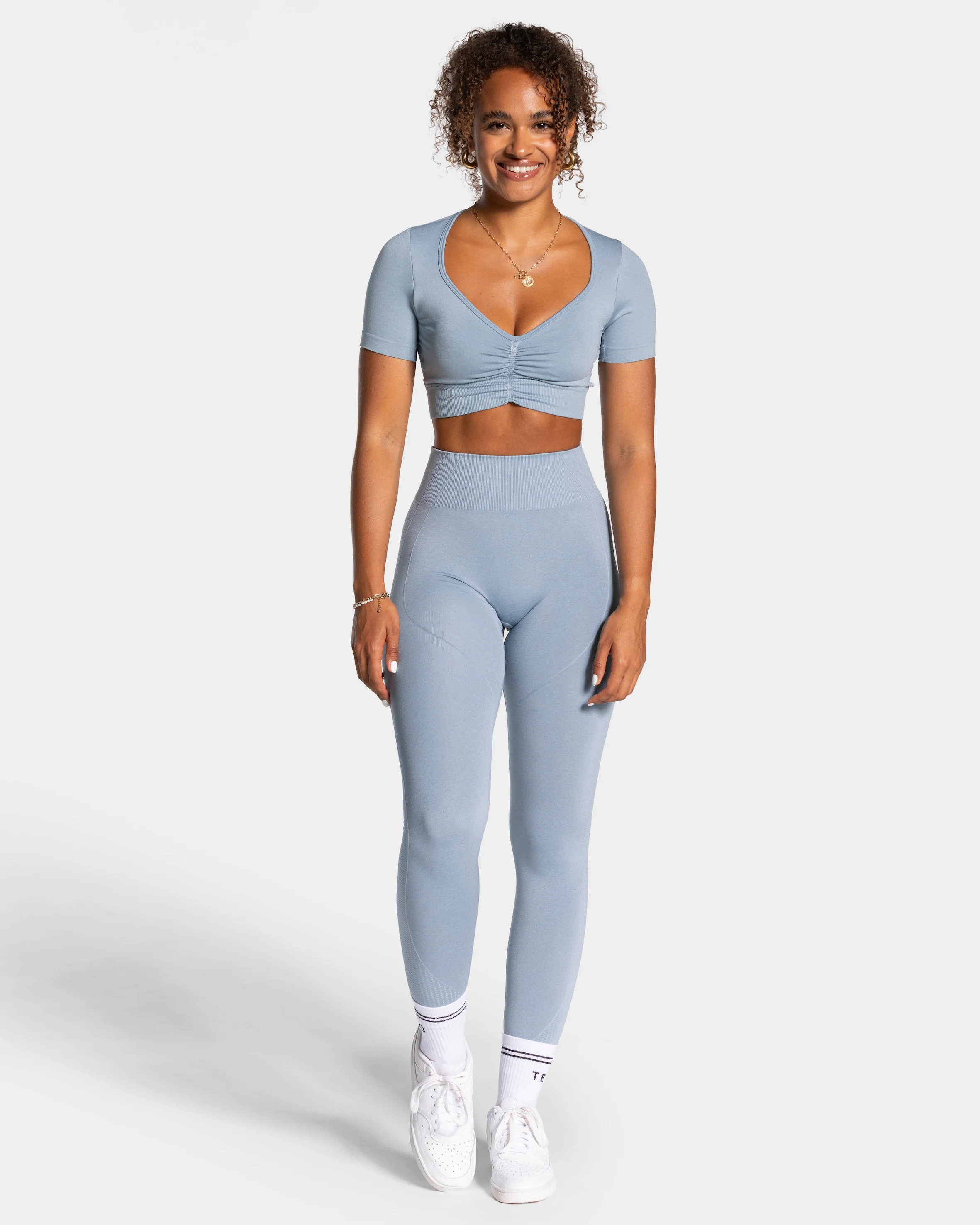 Focus Crop Top "Stahlblau" - Image 5