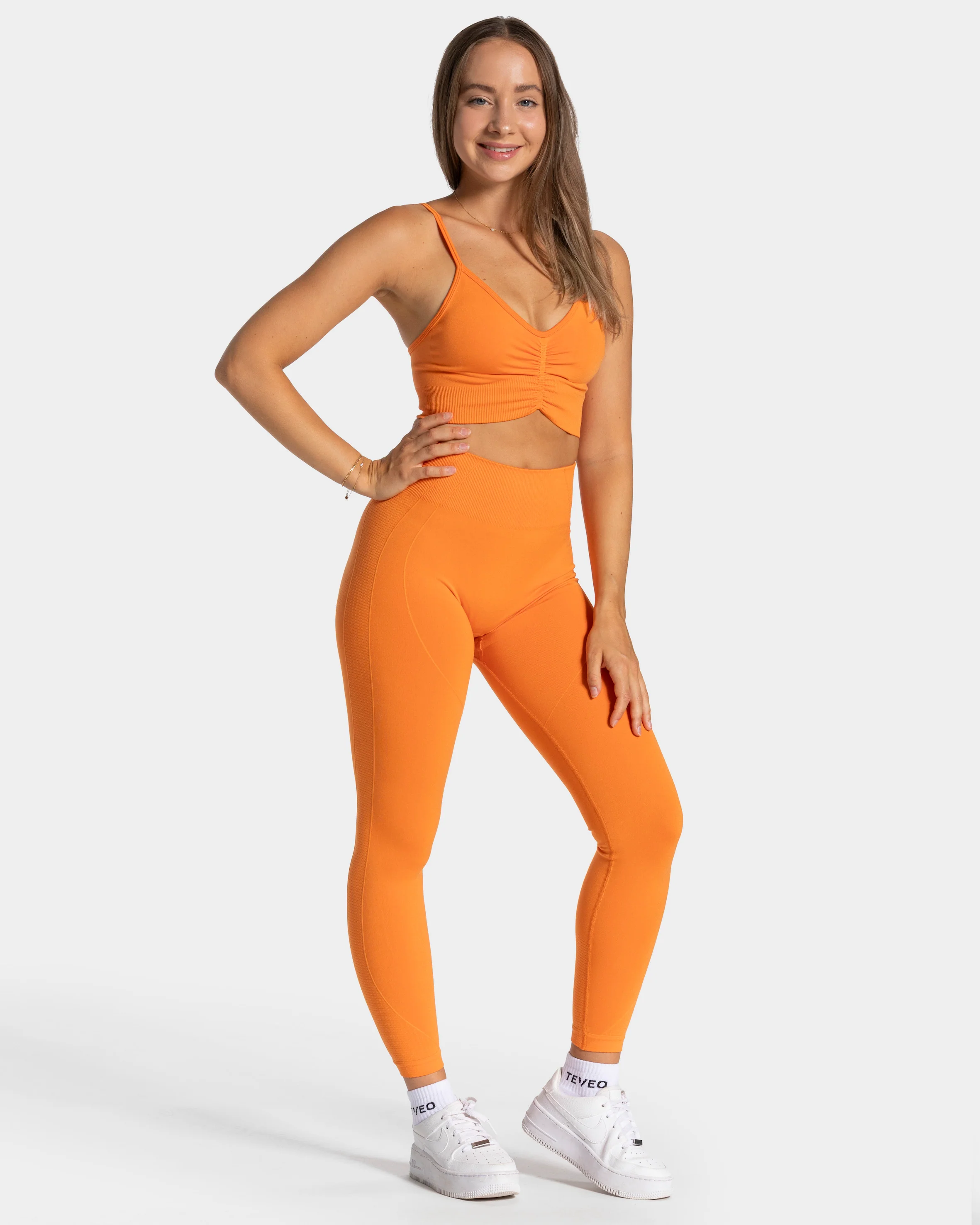 Focus Scrunch Leggings "Orange" - Image 3