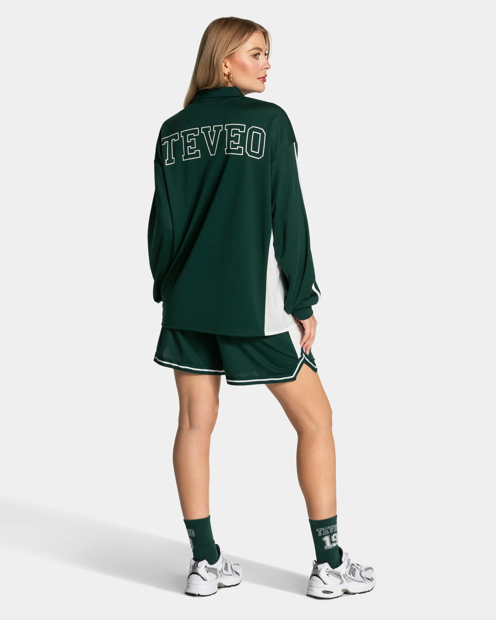 Football Polo Longsleeve "Dunkelgrün" - Image 5