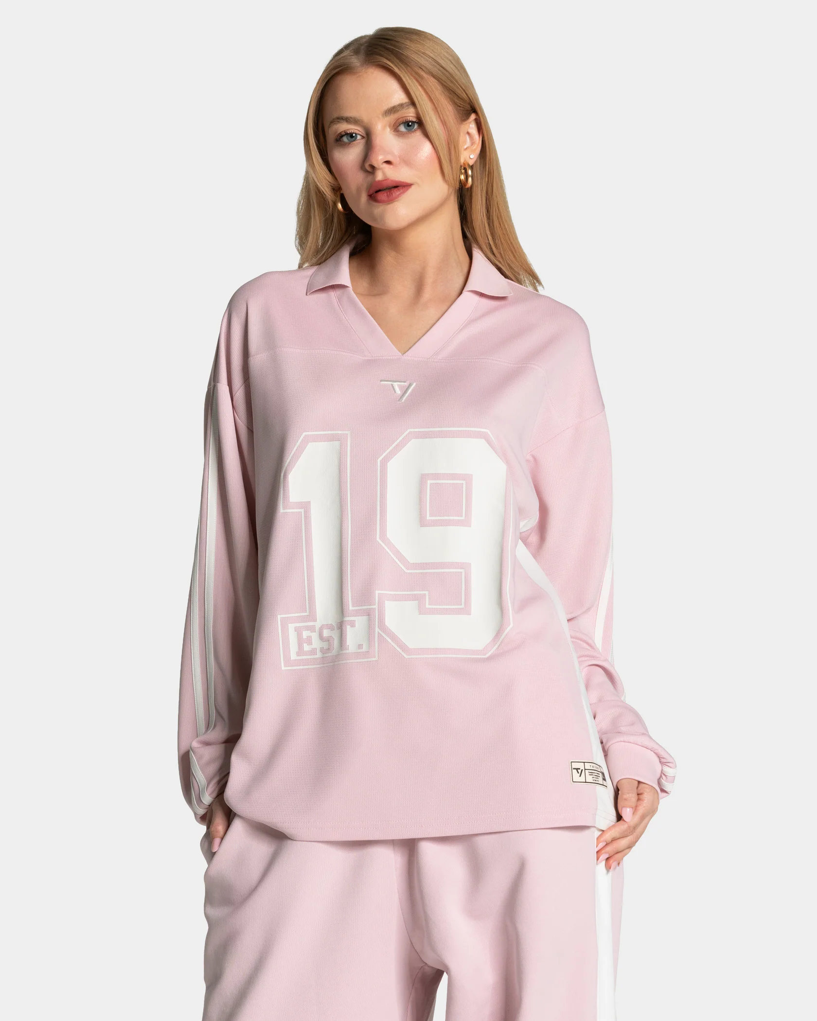 Football Polo Longsleeve "Rosa"