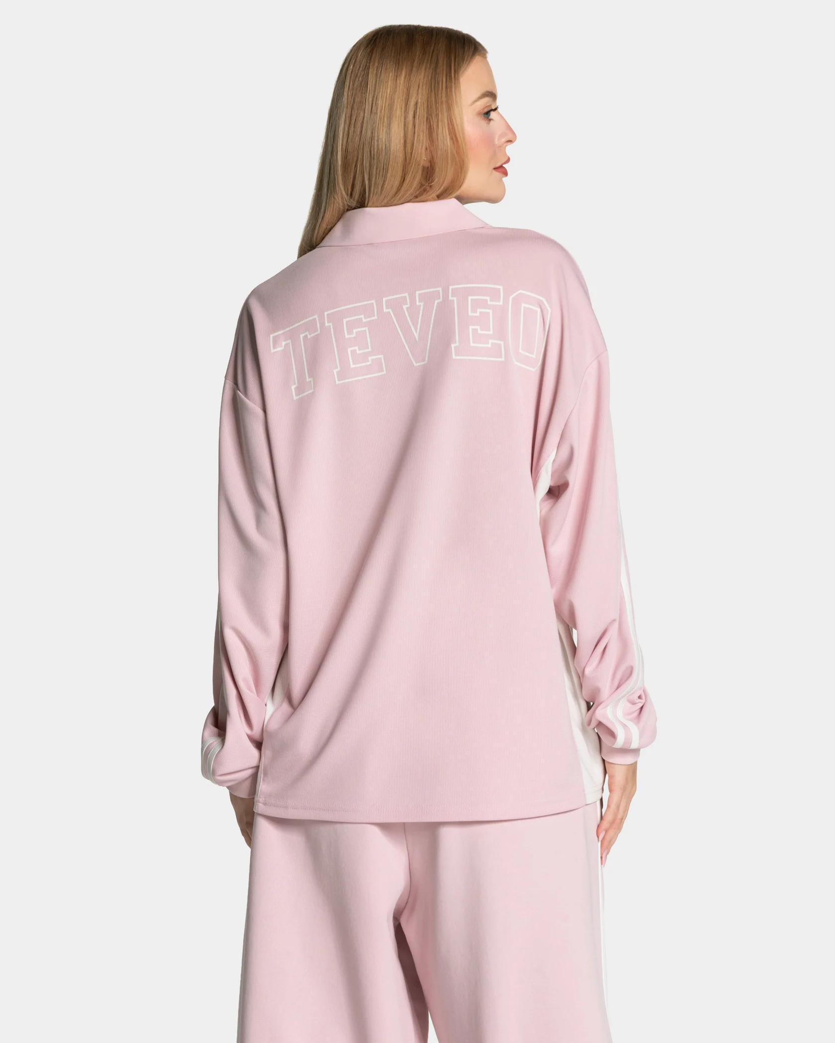 Football Polo Longsleeve "Rosa" - Image 2