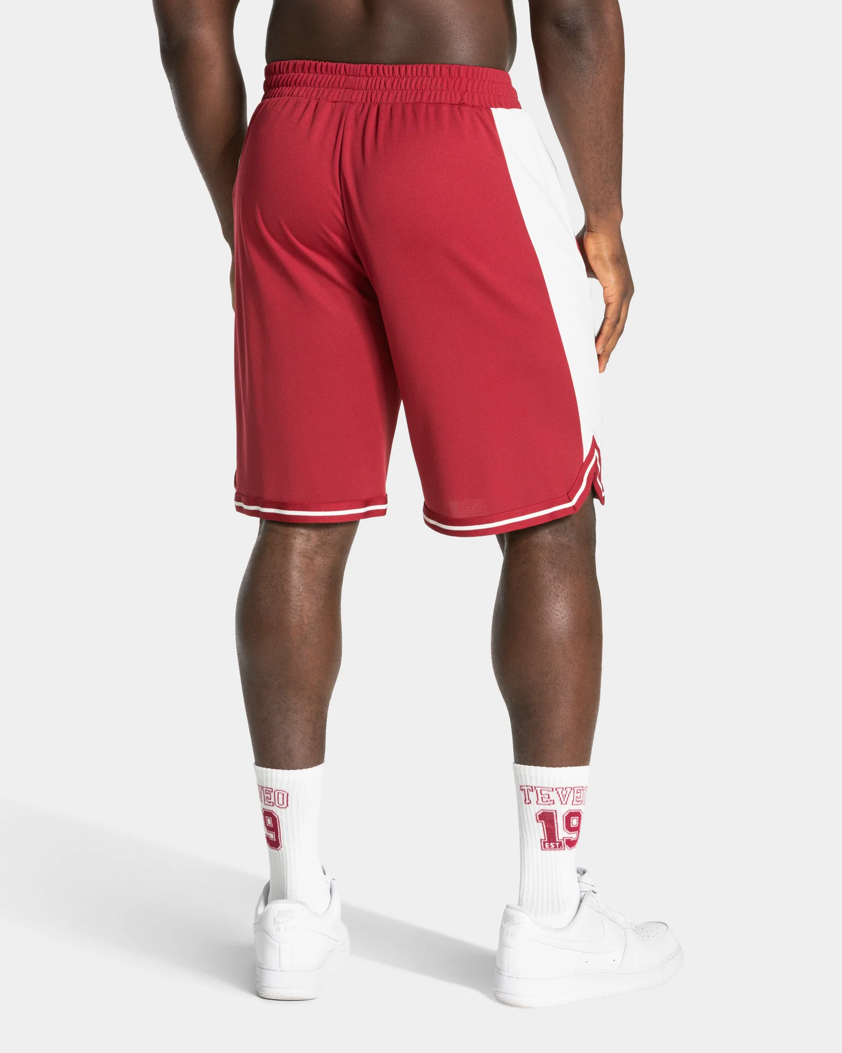 Football Shorts 9 Inch "Cranberry" - Image 2
