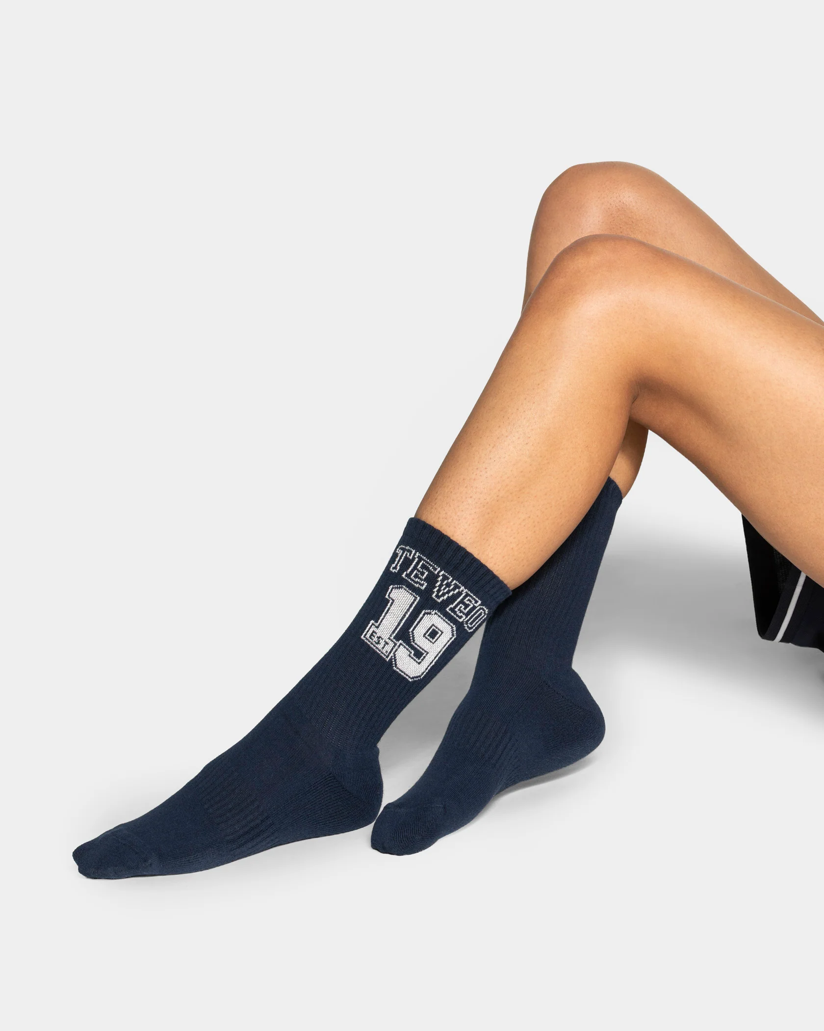 Football Socken (2er-Pack) "Midnight/Off White" - Image 4