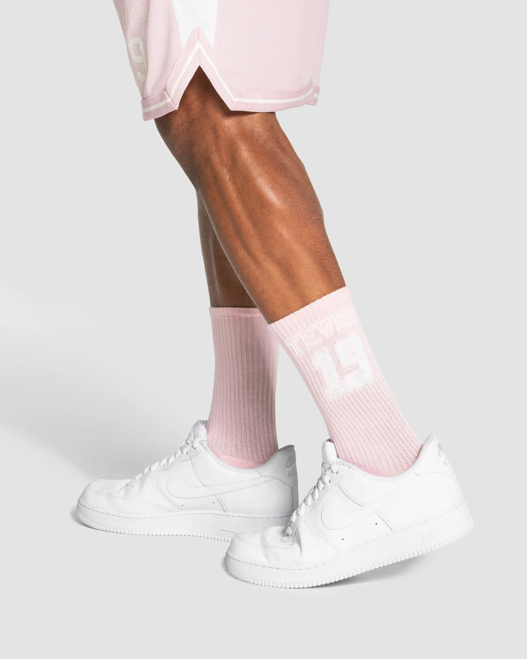 Football Socken (2er-Pack) "Rosa/Off White" - Image 5