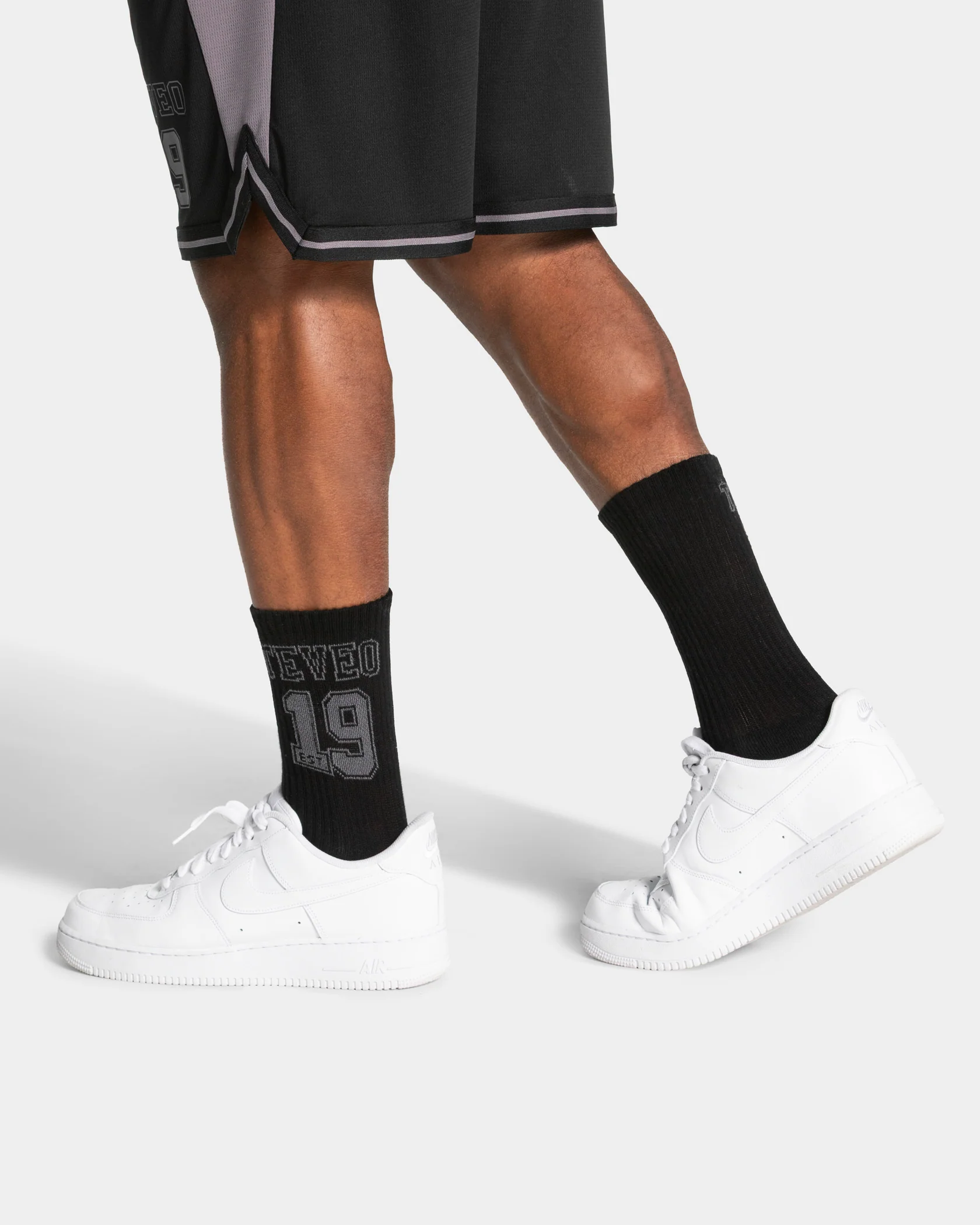 Football Socken (2er-Pack) "Schwarz/Weiß" - Image 5