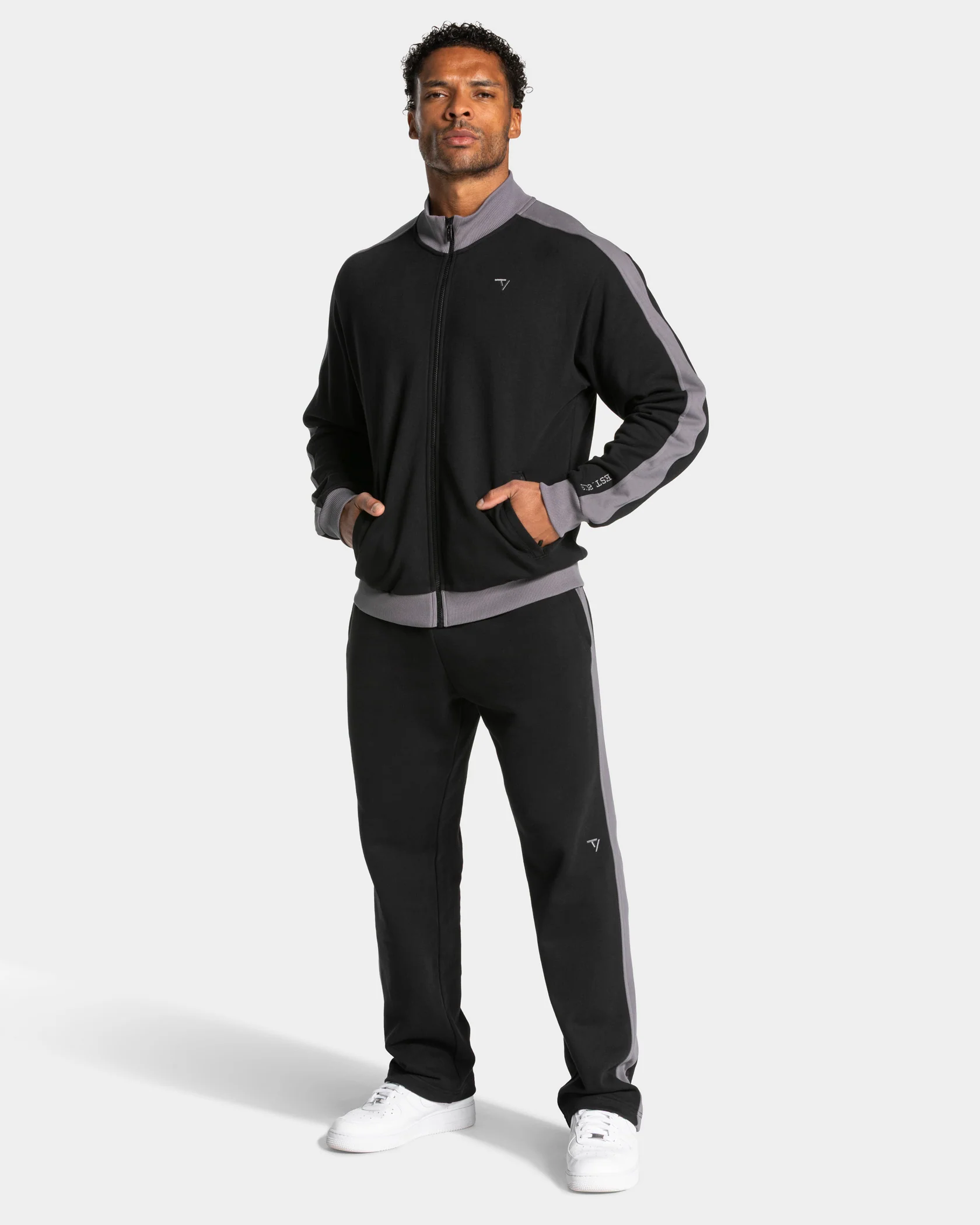 Football Zip Jacke "Schwarz" - Image 3