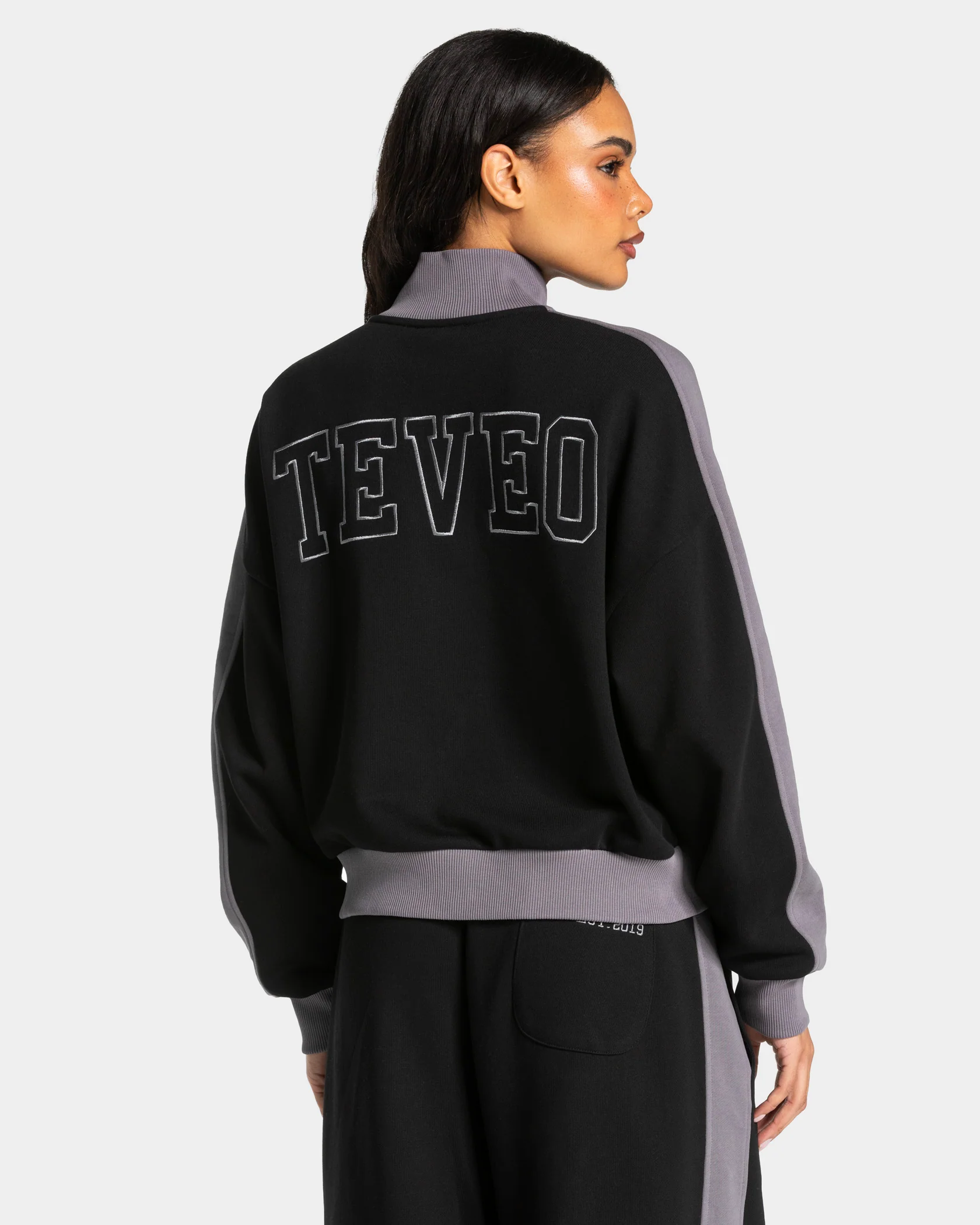 Football Zip Jacke "Schwarz" - Image 2