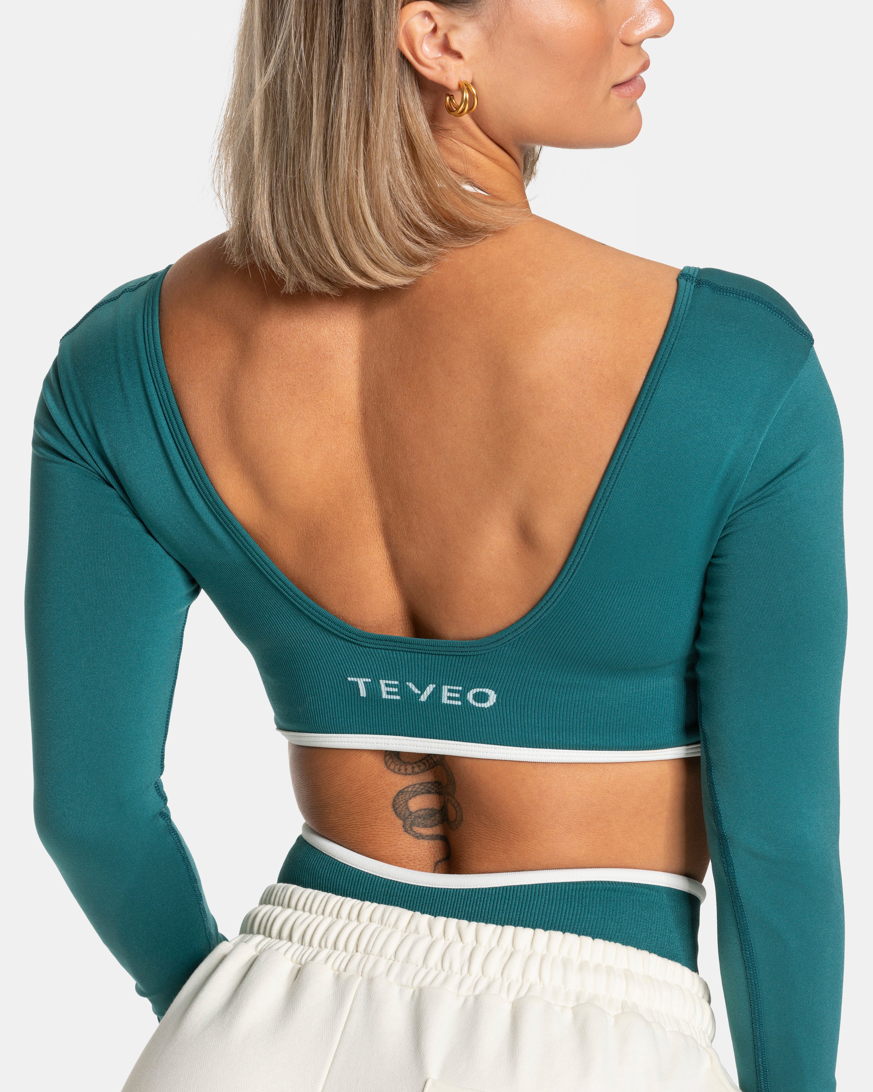 Contrastline Longsleeve "Petrol" - Image 4