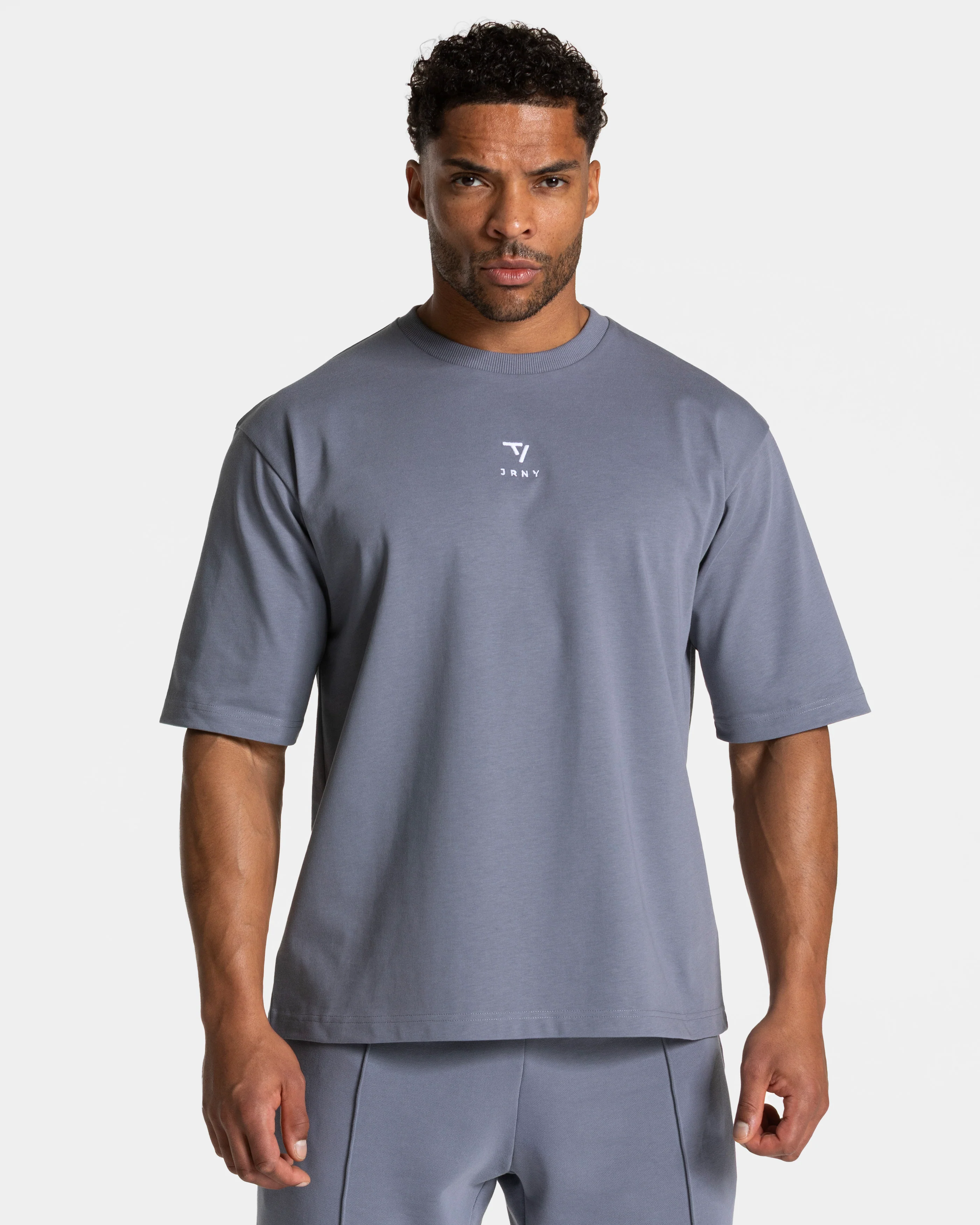 Journey Oversized T-Shirt "Eisgrau" - Image 2