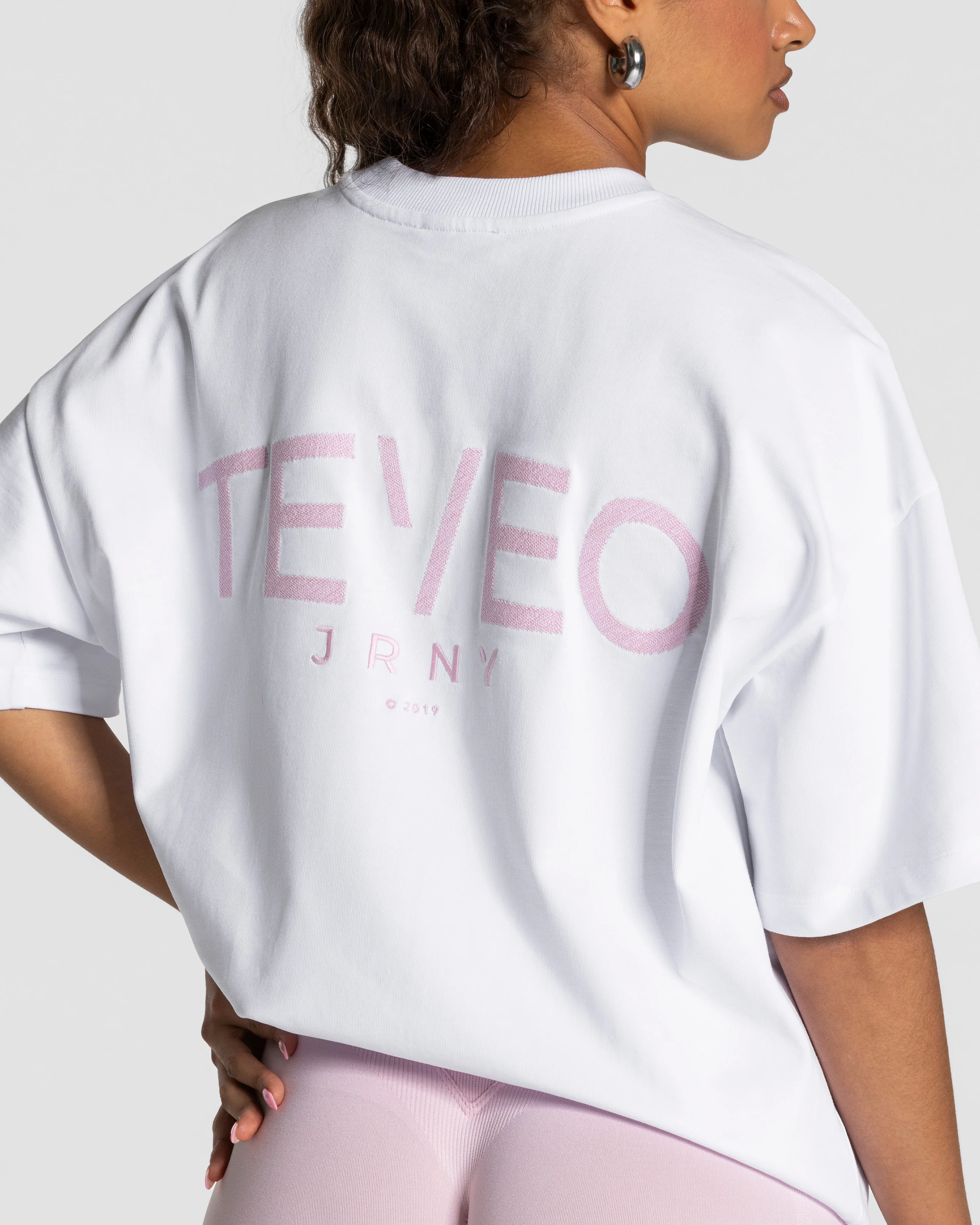 Journey Oversized T-Shirt "Weiß" - Image 4