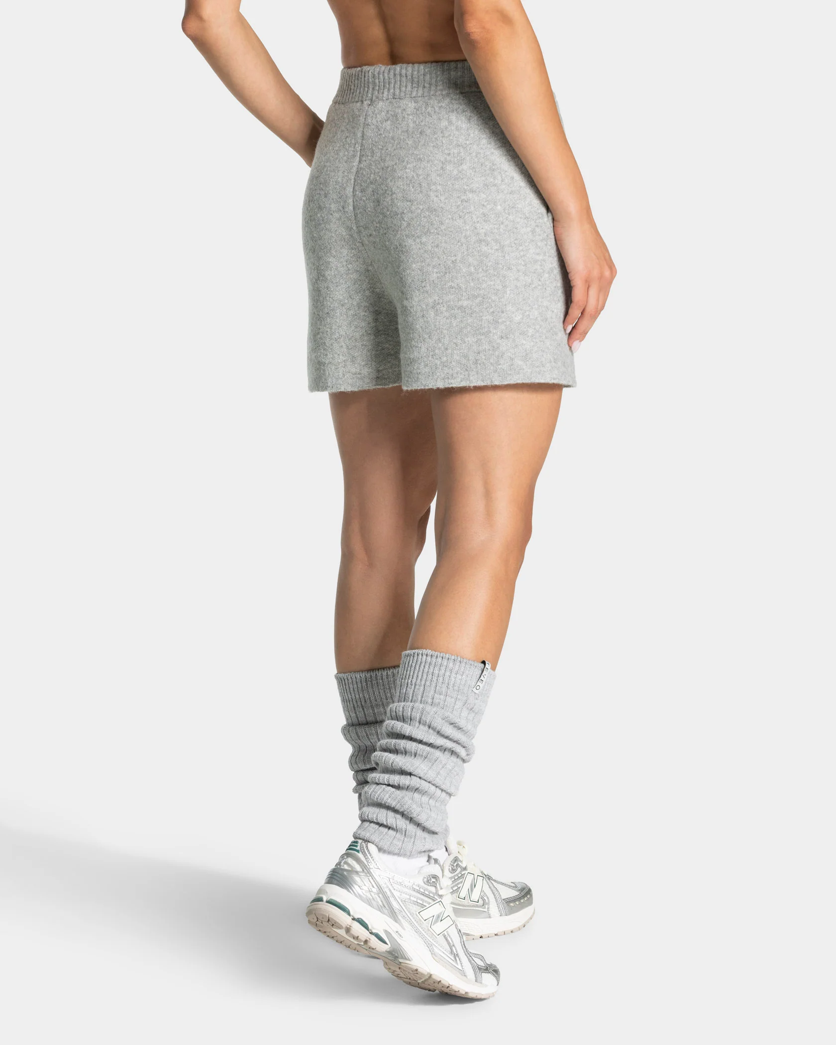 Knit Shorts "Grau Meliert" - Image 2