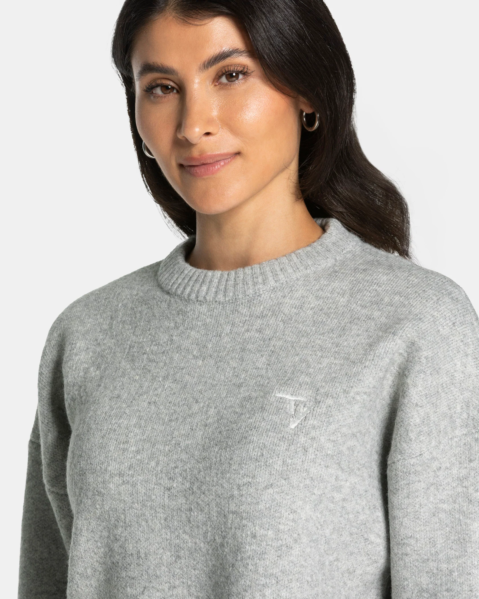 Knit Sweater "Grau Meliert" - Image 4