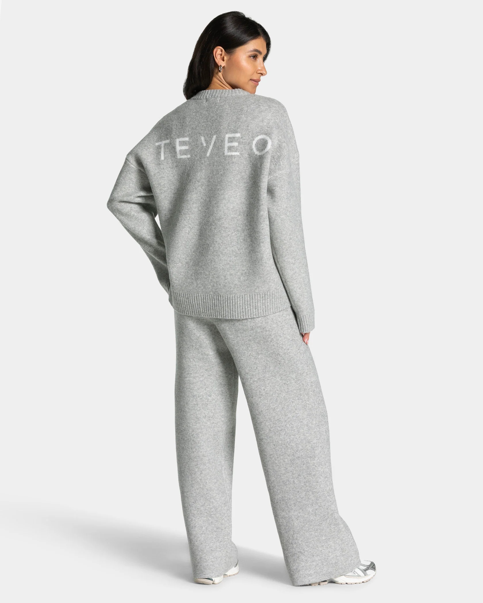 Knit Sweater "Grau Meliert" - Image 5