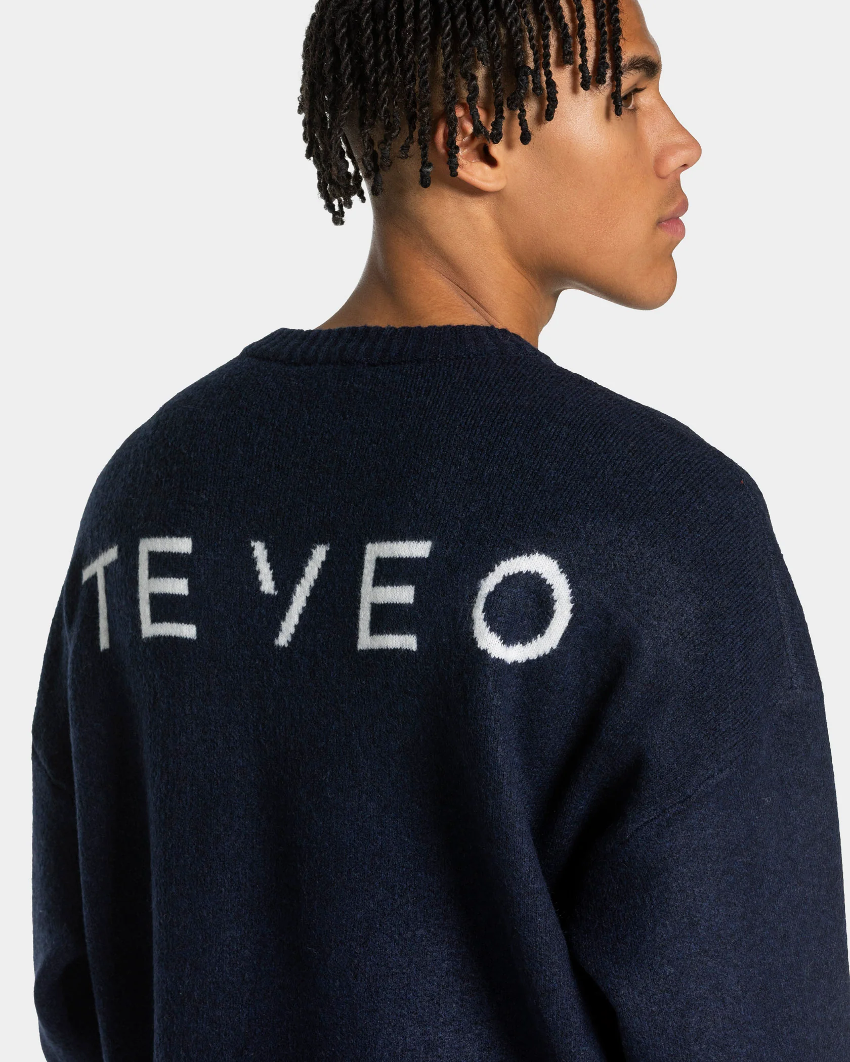 Knit Sweater "Midnight Meliert" - Image 4