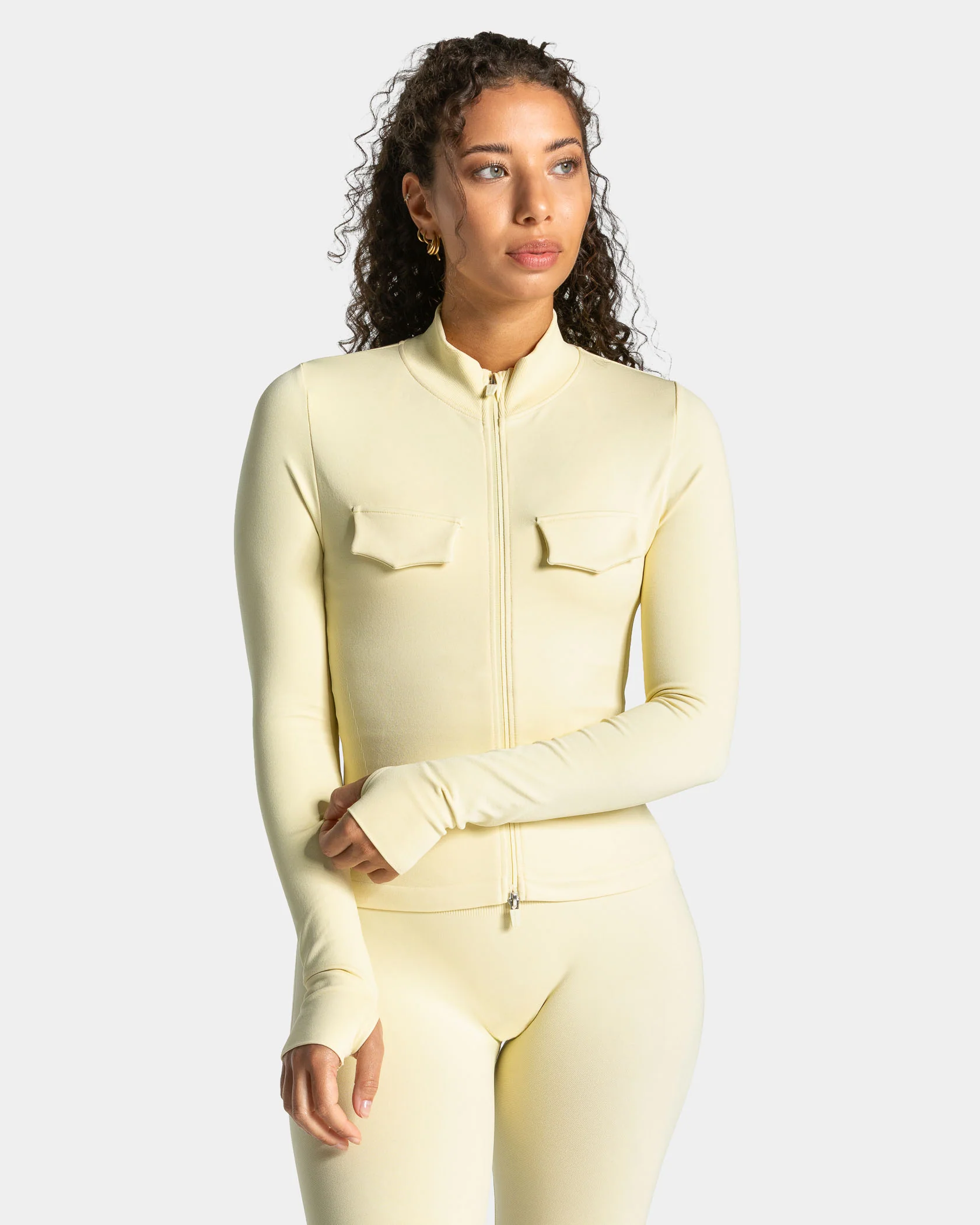 Lift Cargo Zip Jacke "Butter Yellow"