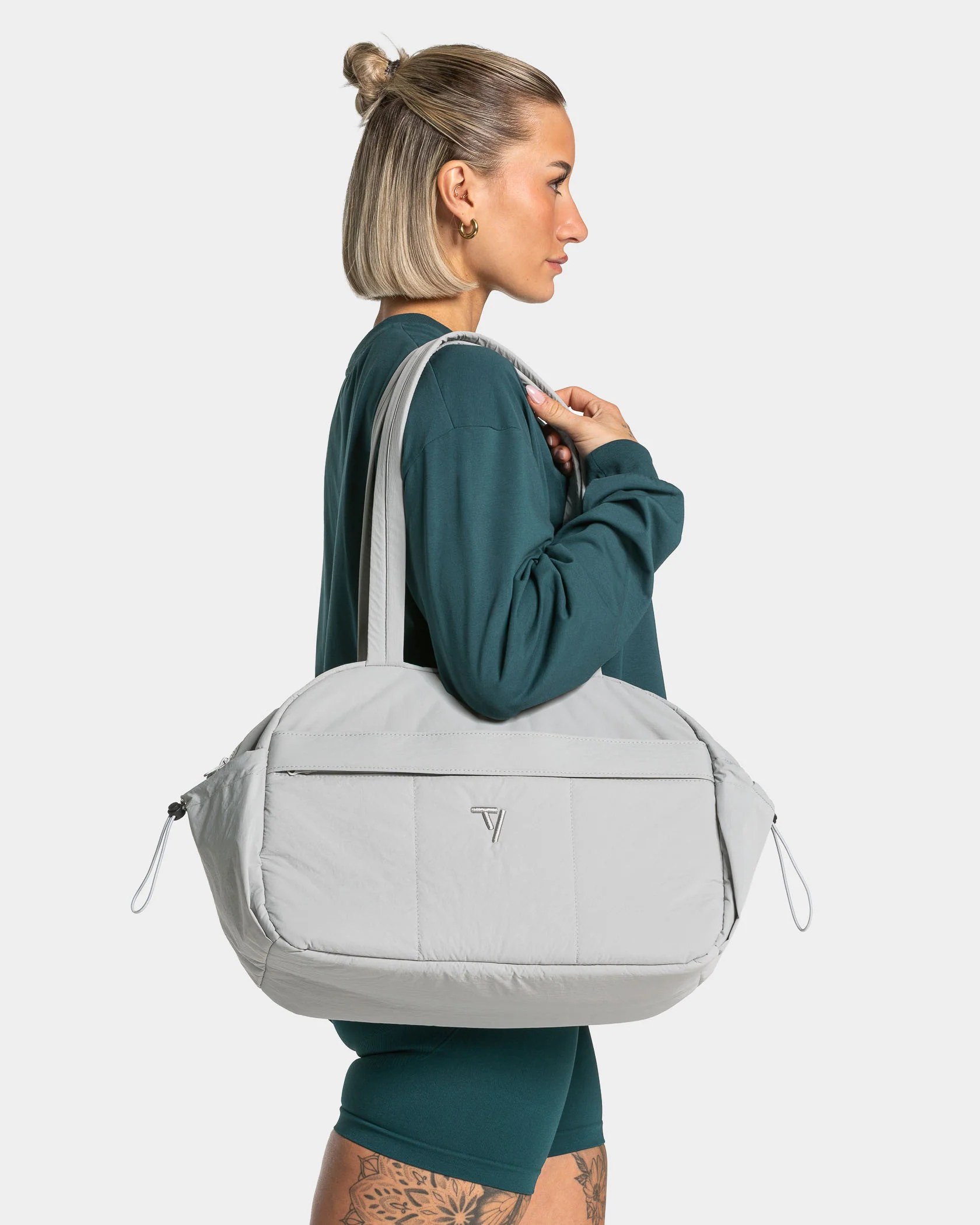 Lift Puffy Gym Bag "Hellgrau" - Image 2