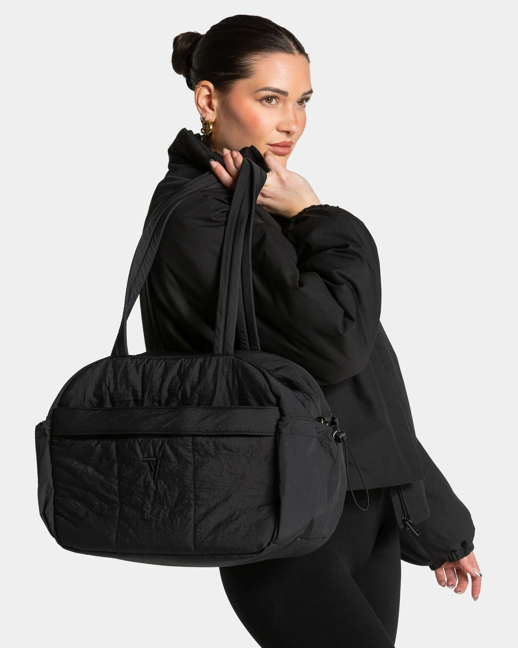 Lift Puffy Gym Bag "Schwarz" - Image 2