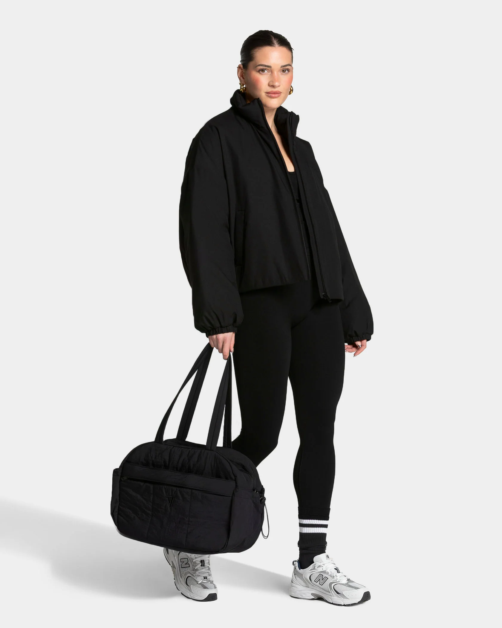 Lift Puffy Gym Bag "Schwarz" - Image 5
