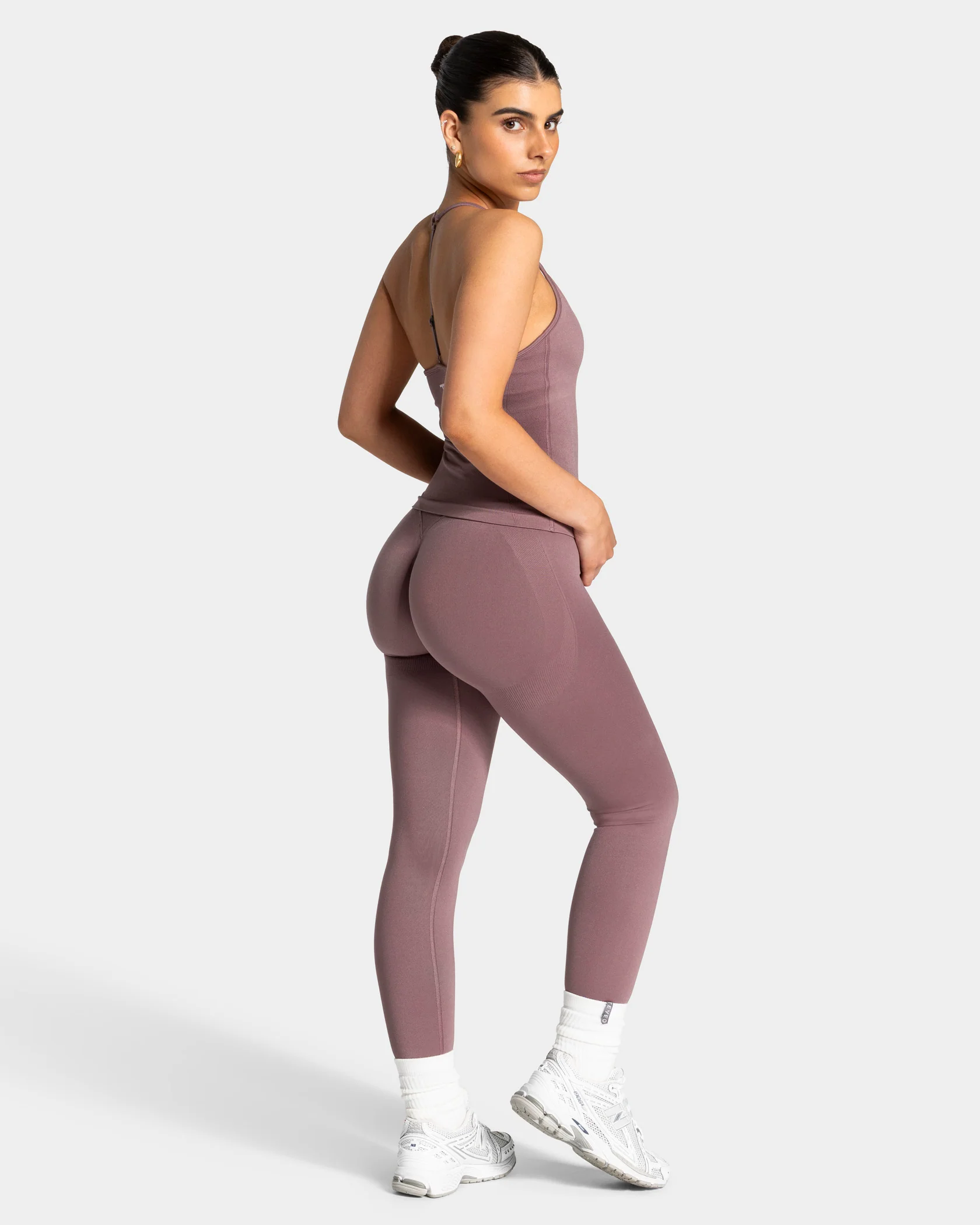 Lift Sculpt Scrunch Leggings "Mauve" - Image 5