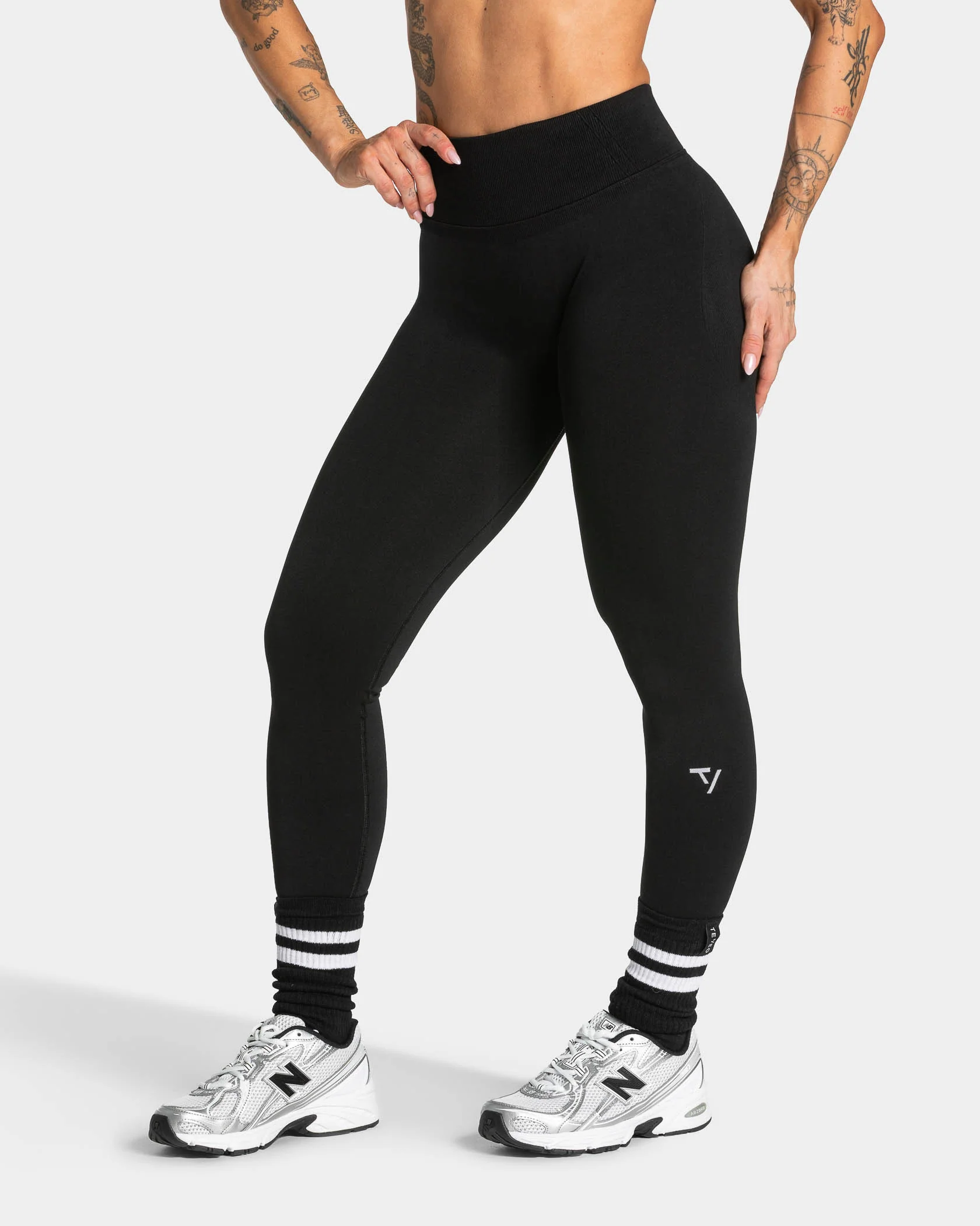 Lift Sculpt Scrunch Leggings "Schwarz" - Image 2