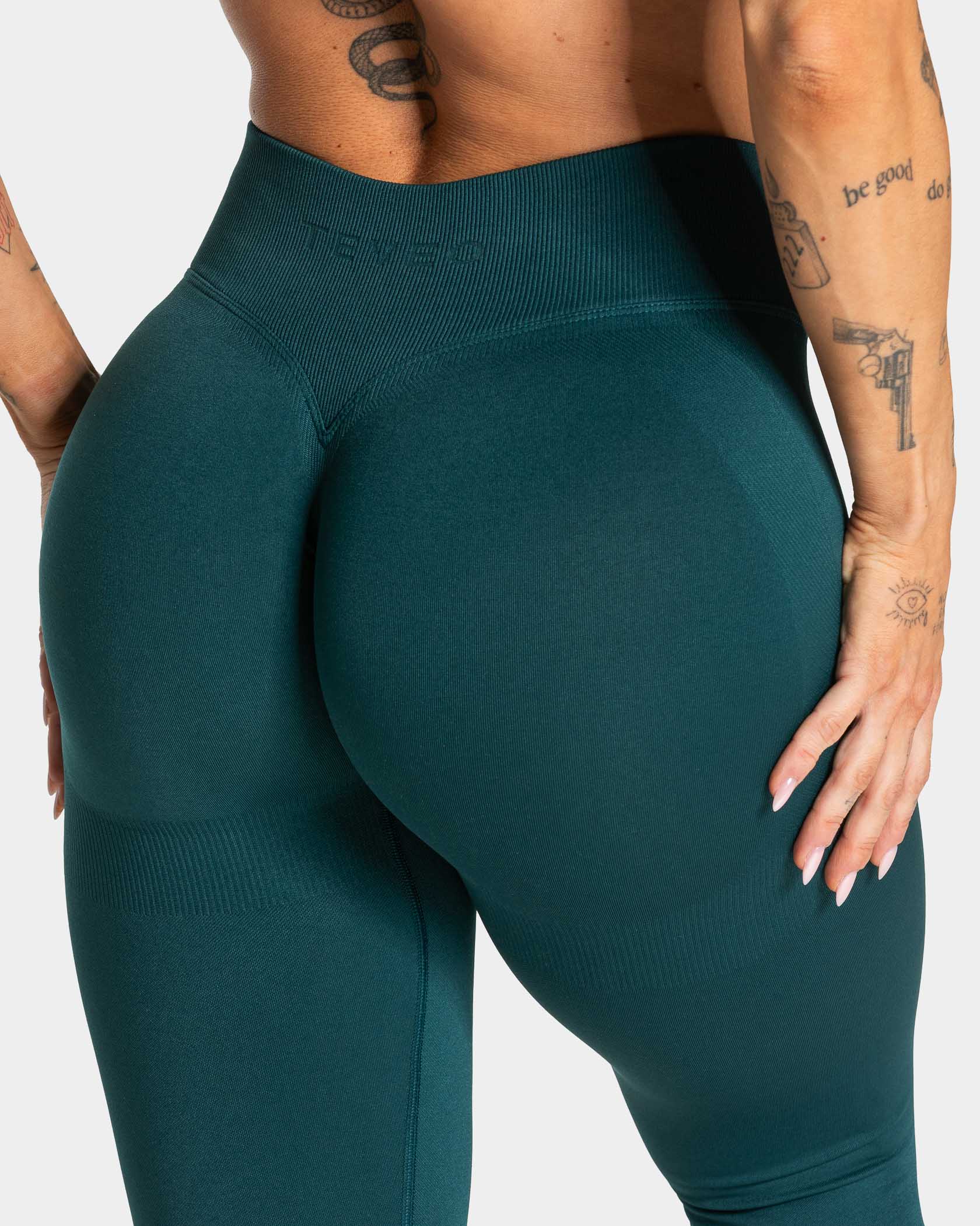 Lift Sculpt Scrunch Leggings "Teal" - Image 4