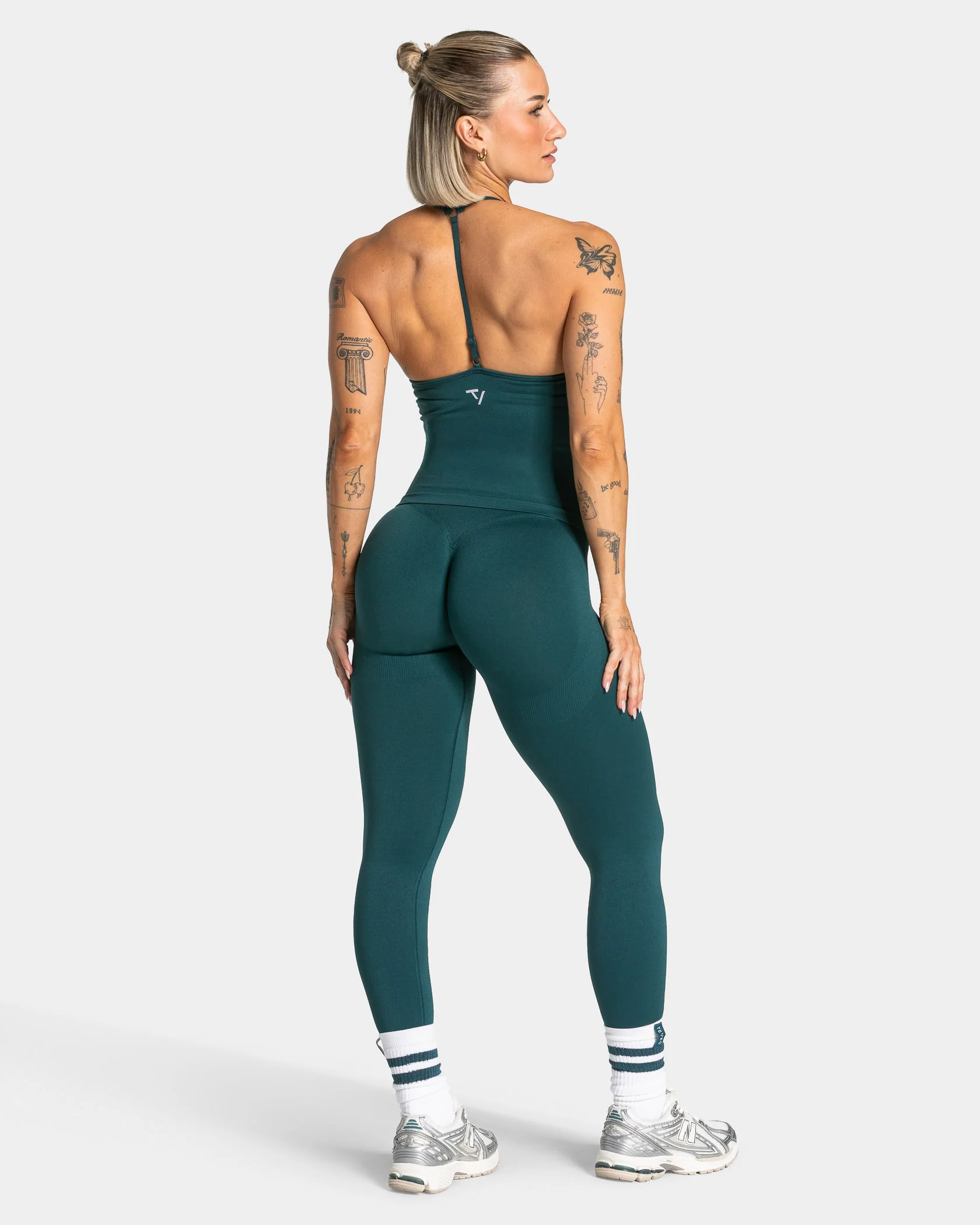 Lift Sculpt Scrunch Leggings "Teal" - Image 5
