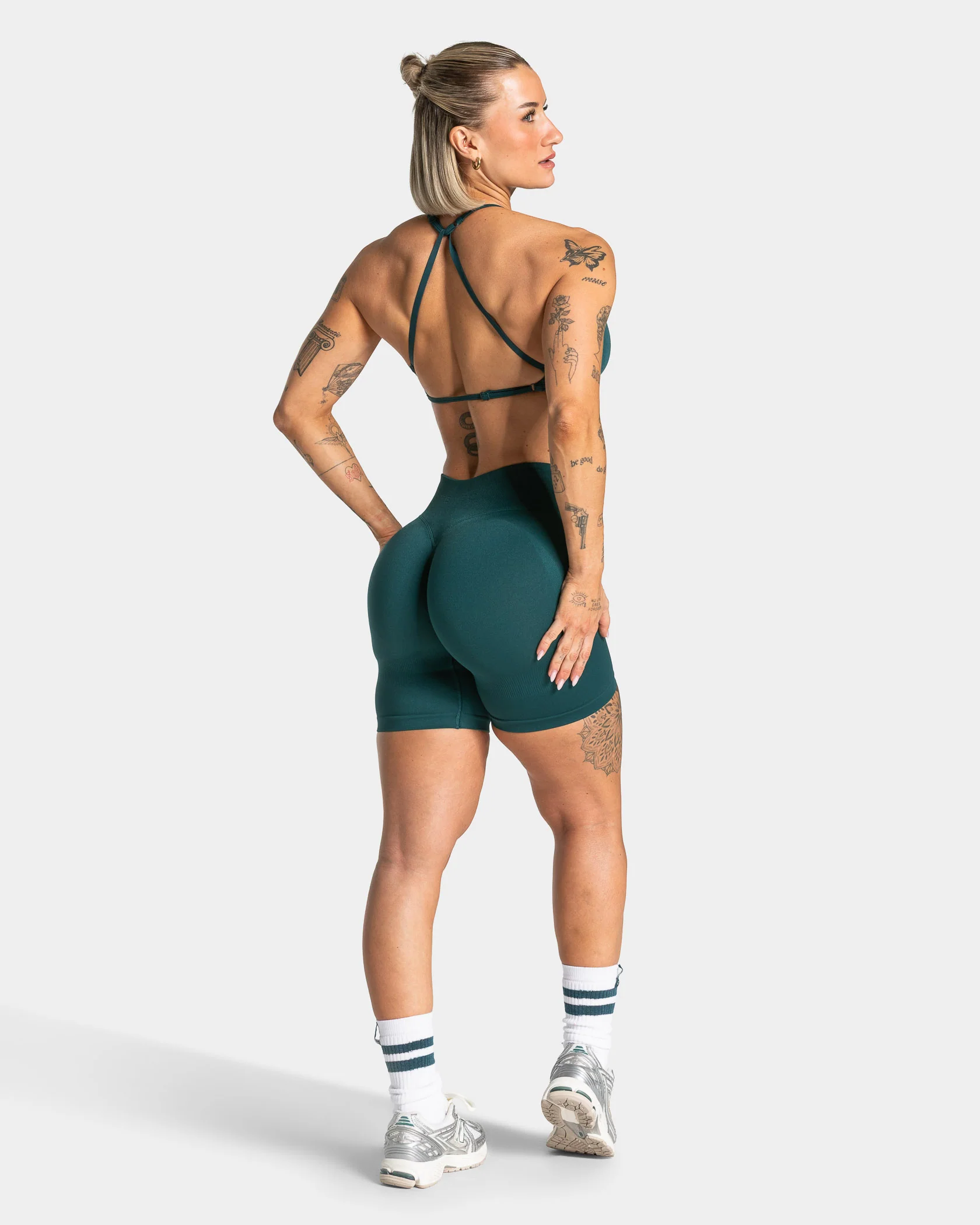 Lift Sculpt Scrunch Shorts "Teal" - Image 5