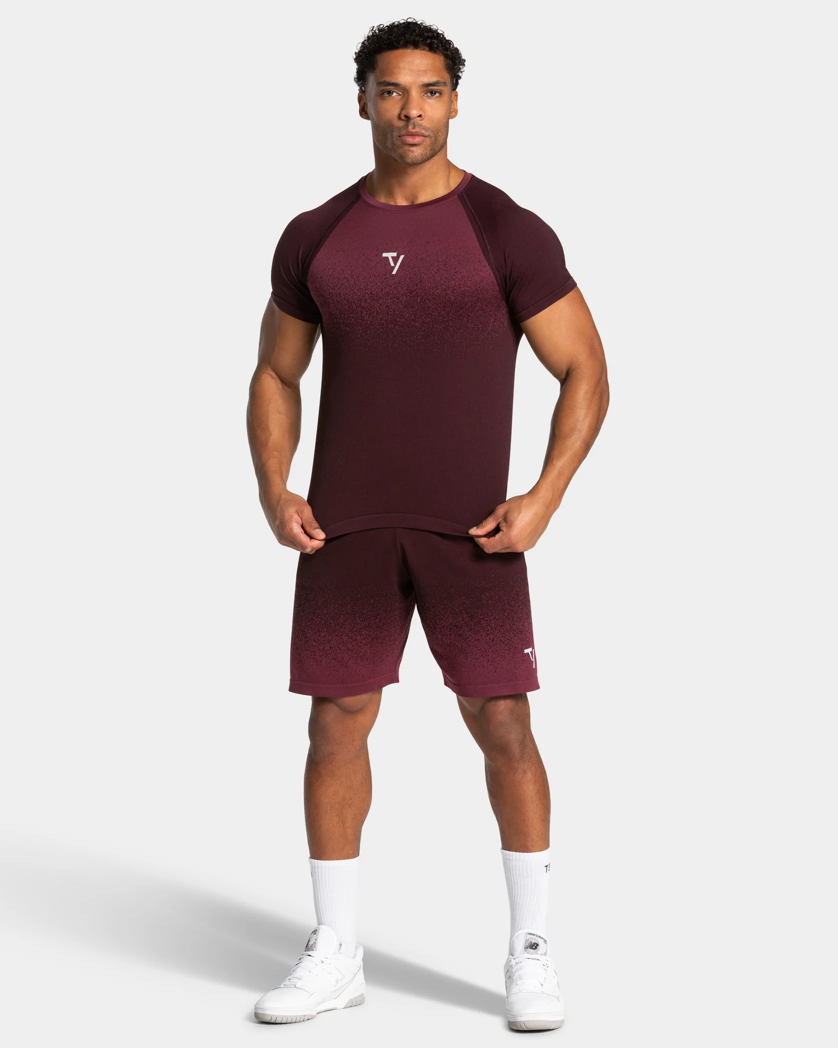 Lift Seamless T-Shirt "Merlot" - Image 3