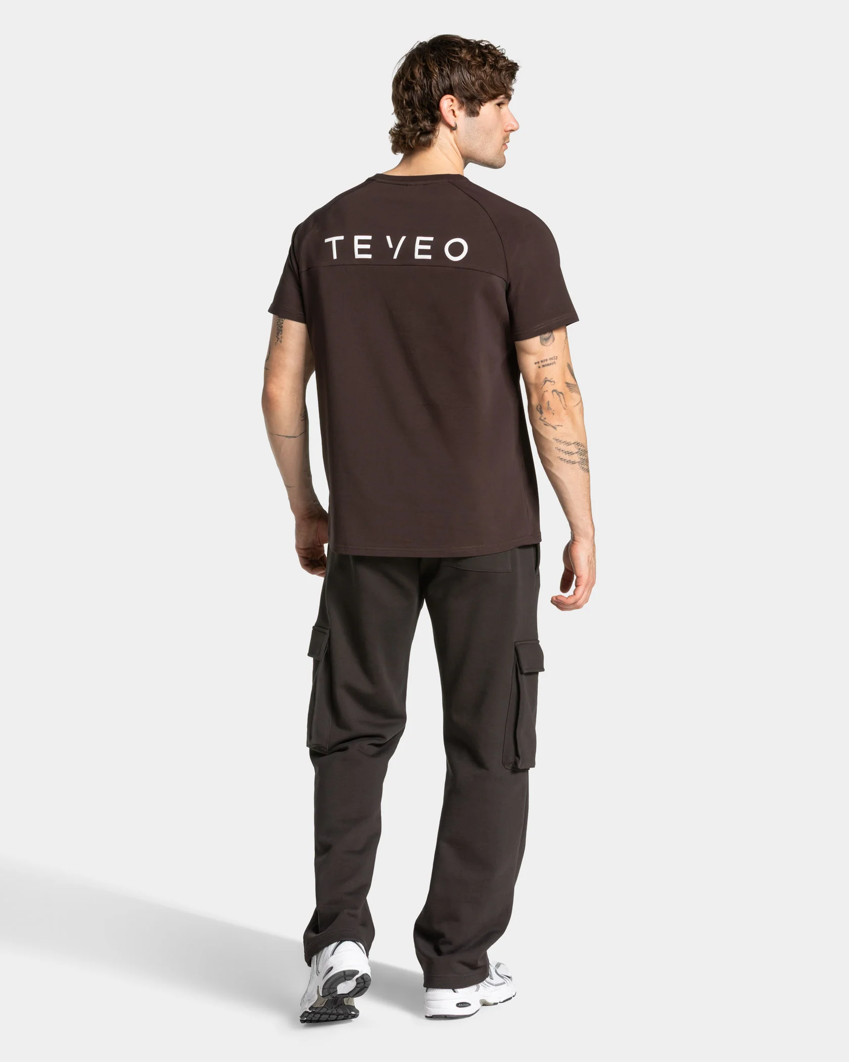 Lift Wide Leg Cargo Jogger "Dark Chocolate" - Image 5