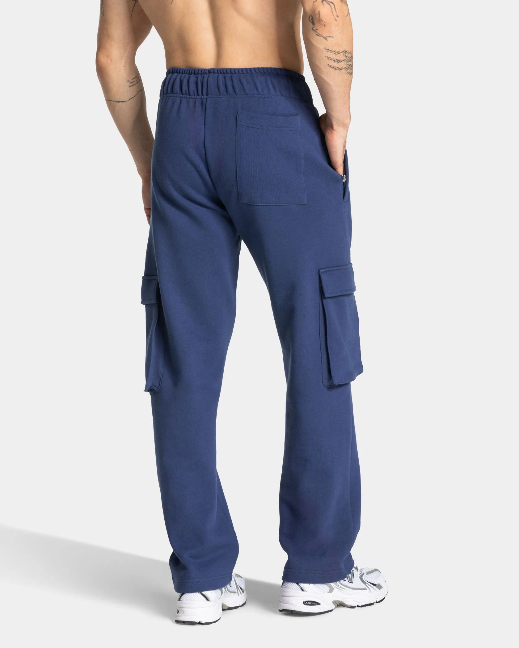 Lift Wide Leg Cargo Jogger "Indigo" - Image 2