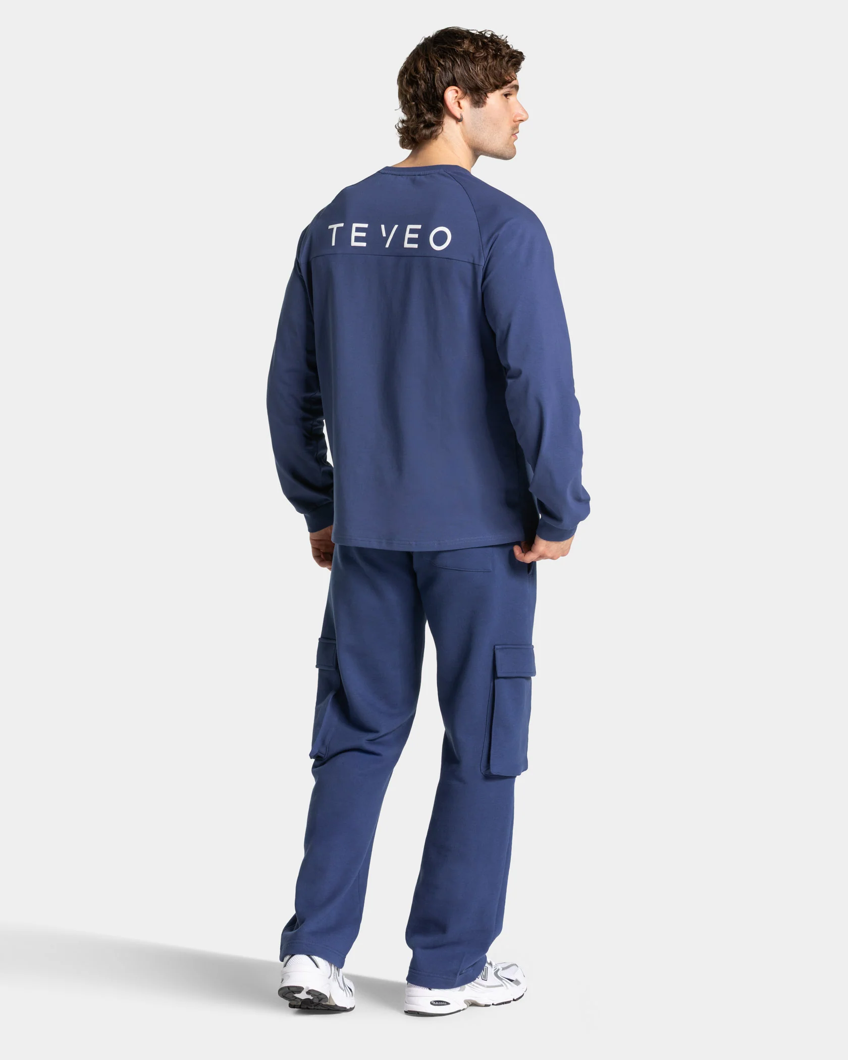 Lift Wide Leg Cargo Jogger "Indigo" - Image 5