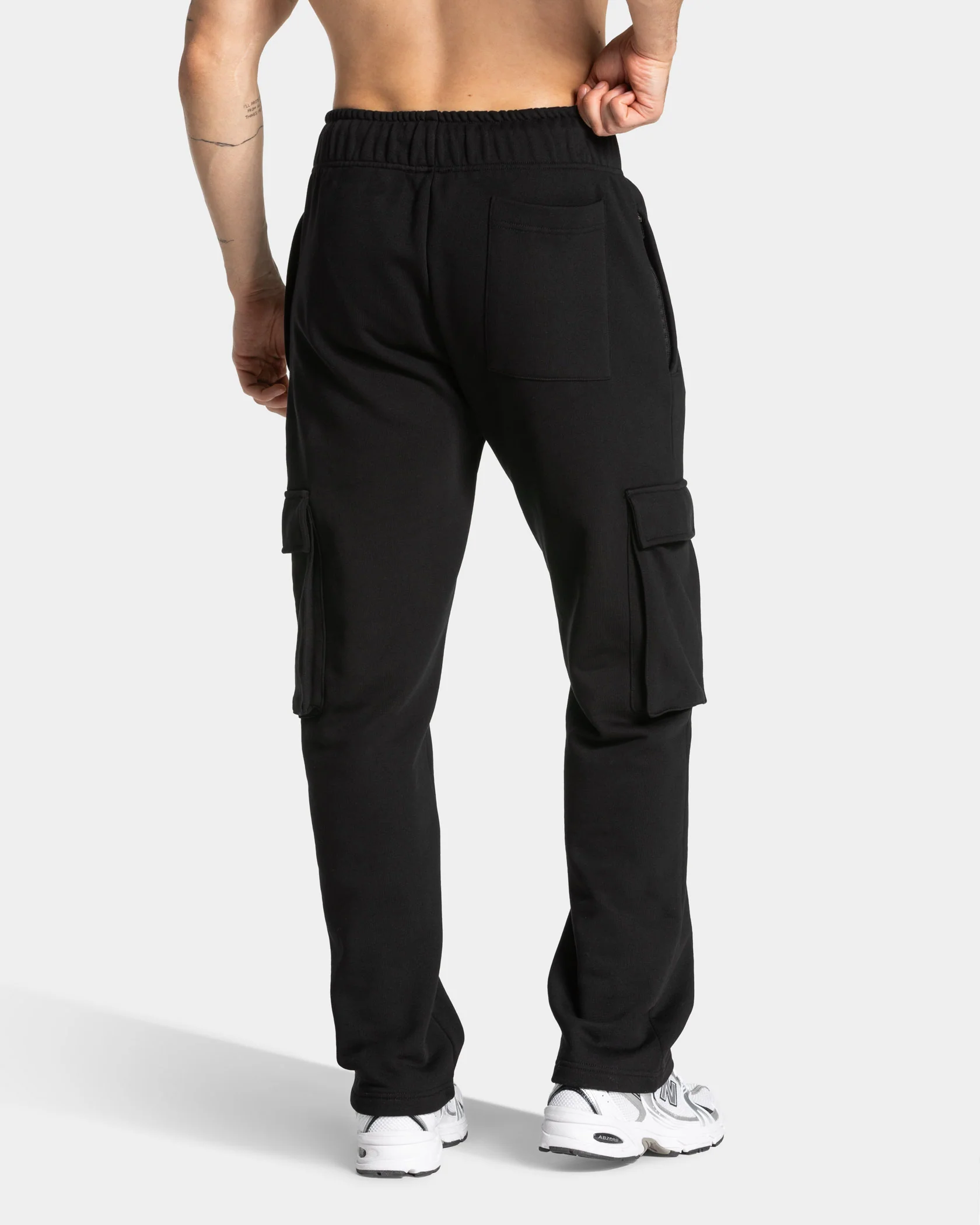 Lift Wide Leg Cargo Jogger "Schwarz" - Image 2