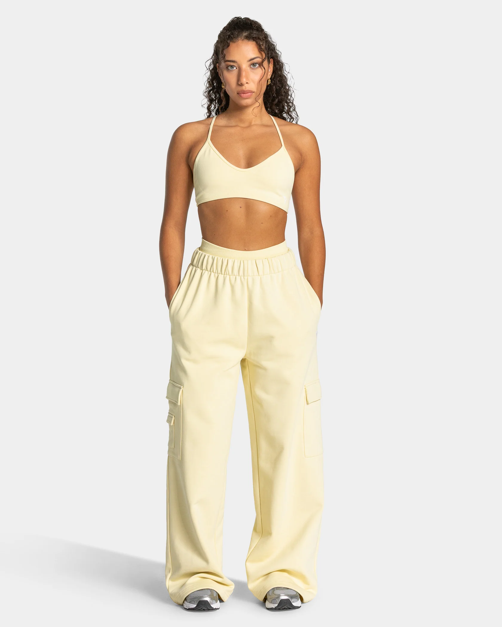 Lift Wide Leg Cargo Jogger "Butter Yellow" - Image 3