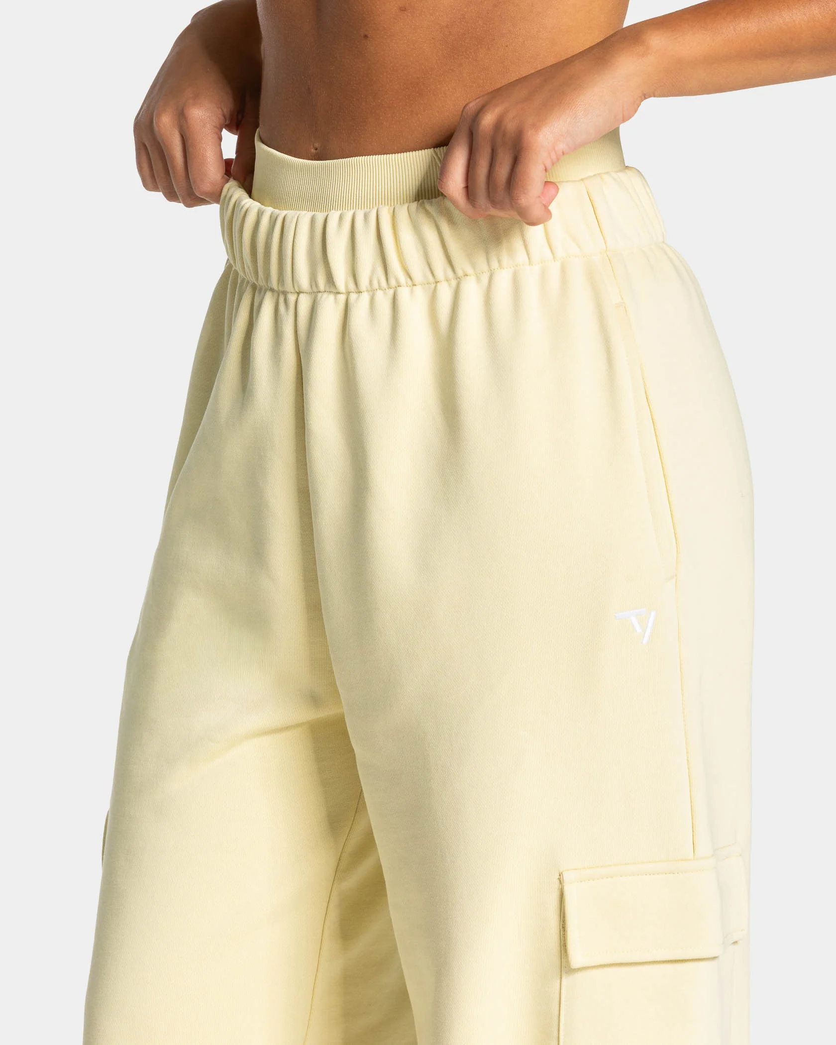 Lift Wide Leg Cargo Jogger "Butter Yellow" - Image 4