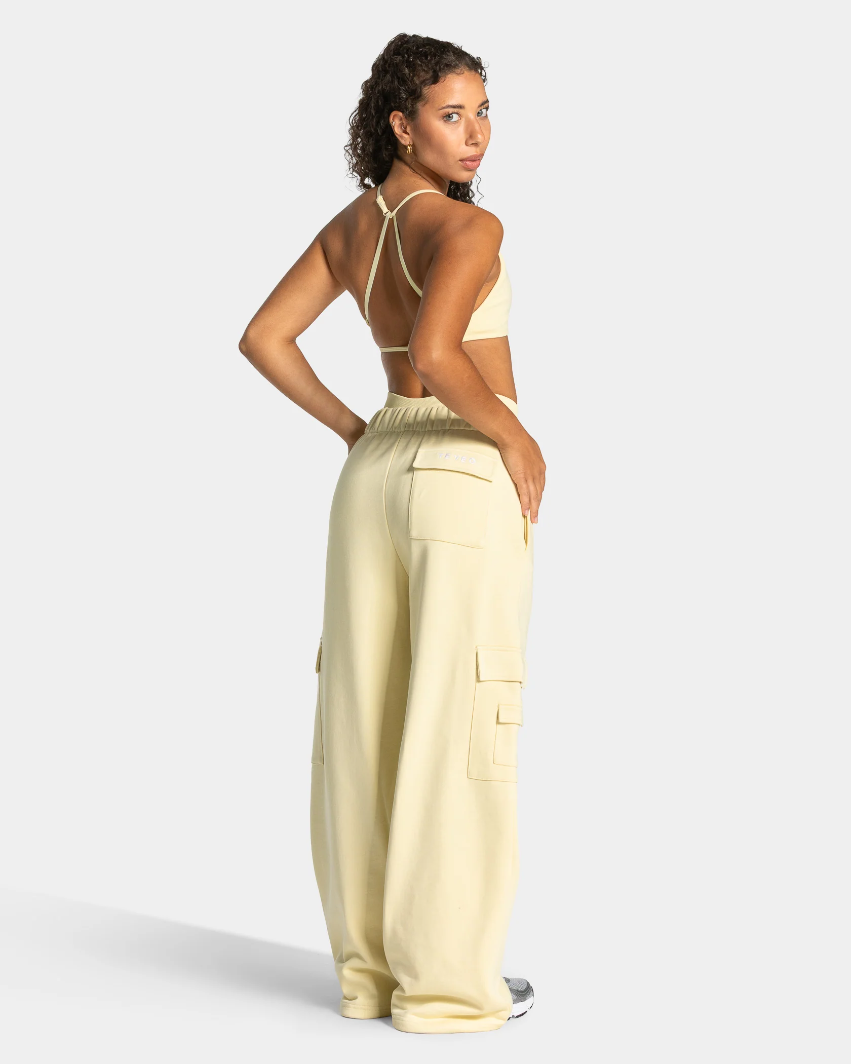 Lift Wide Leg Cargo Jogger "Butter Yellow" - Image 5