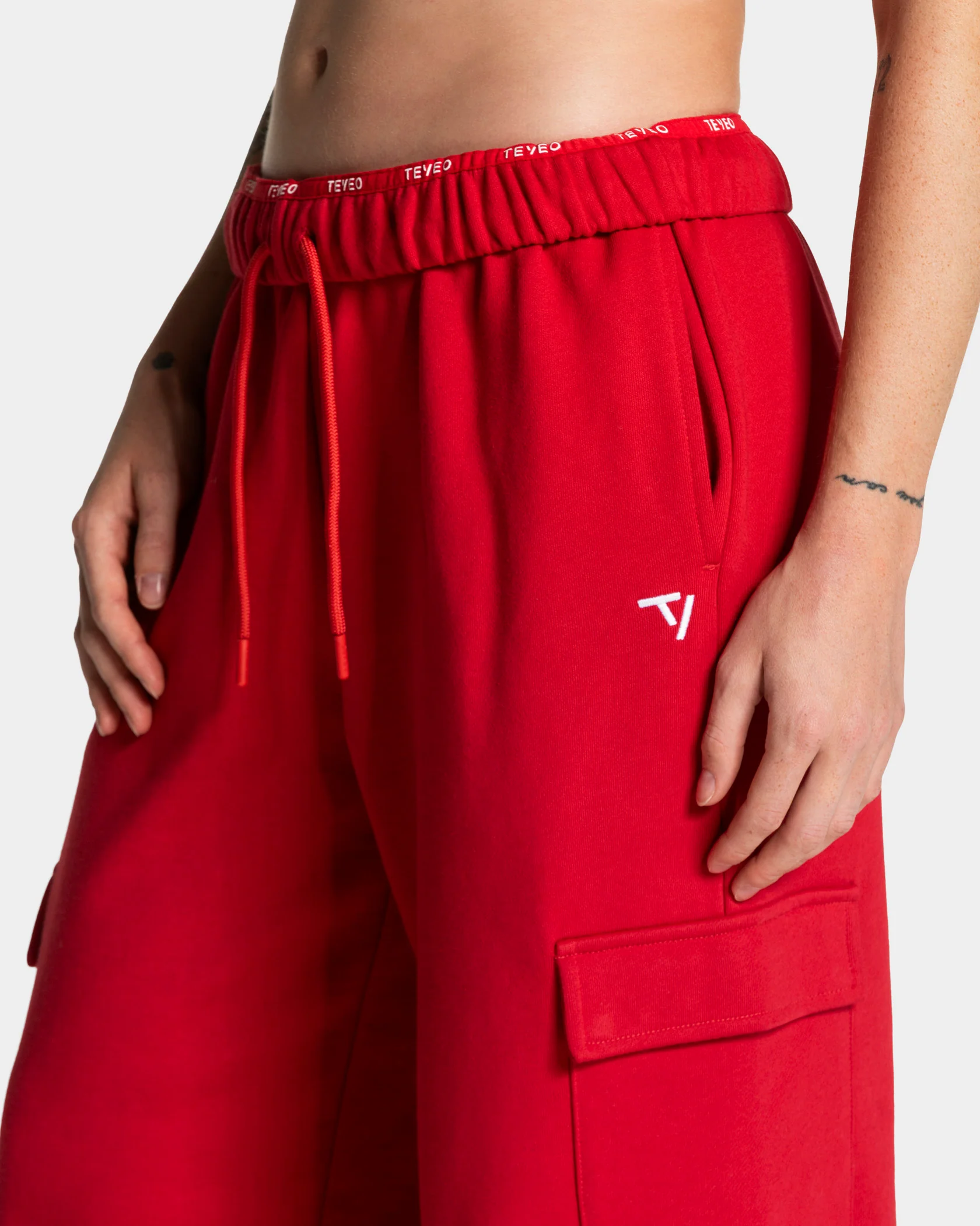 Lift Wide Leg Cargo Jogger "Chili" - Image 4