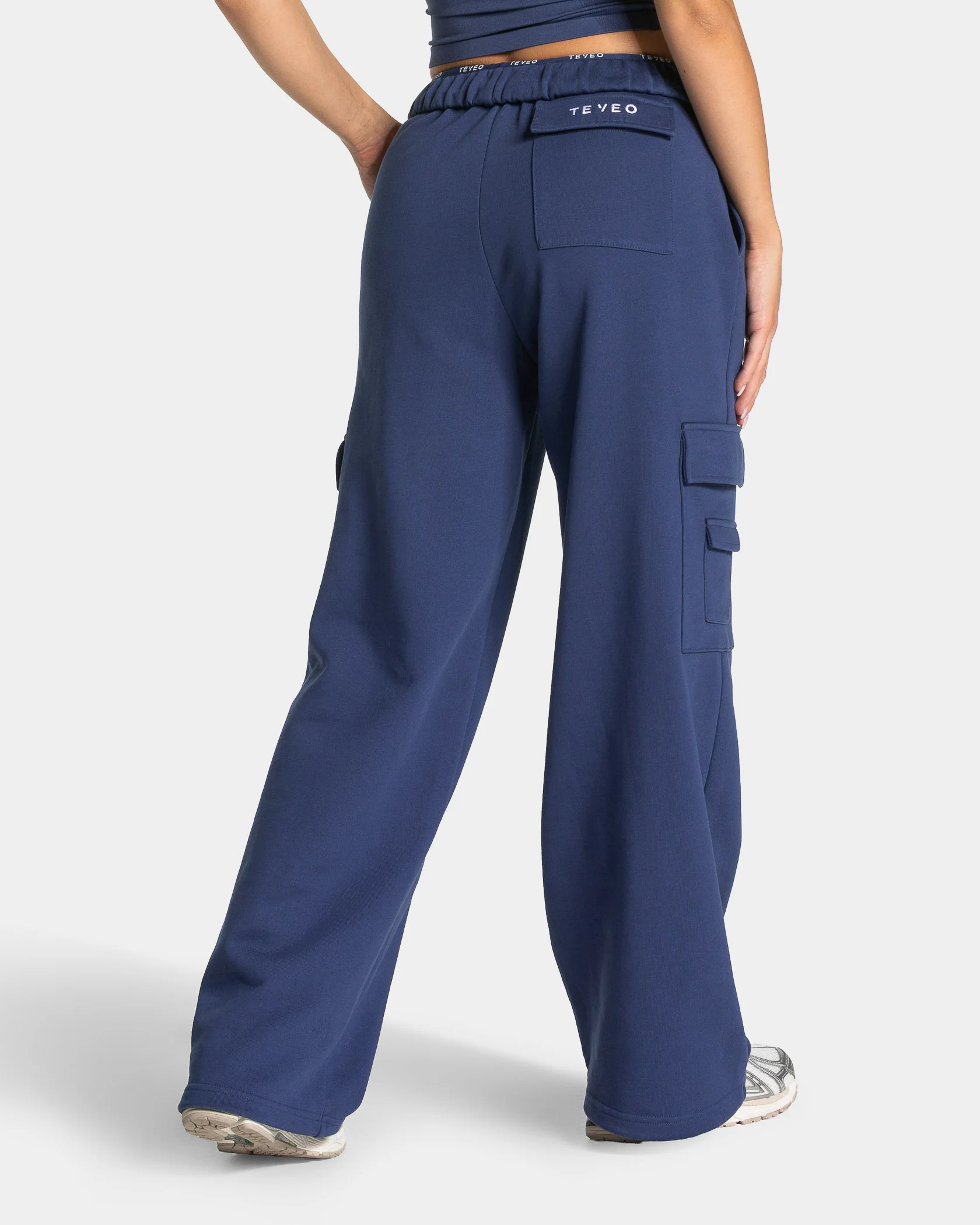 Lift Wide Leg Cargo Jogger "Indigo" - Image 2
